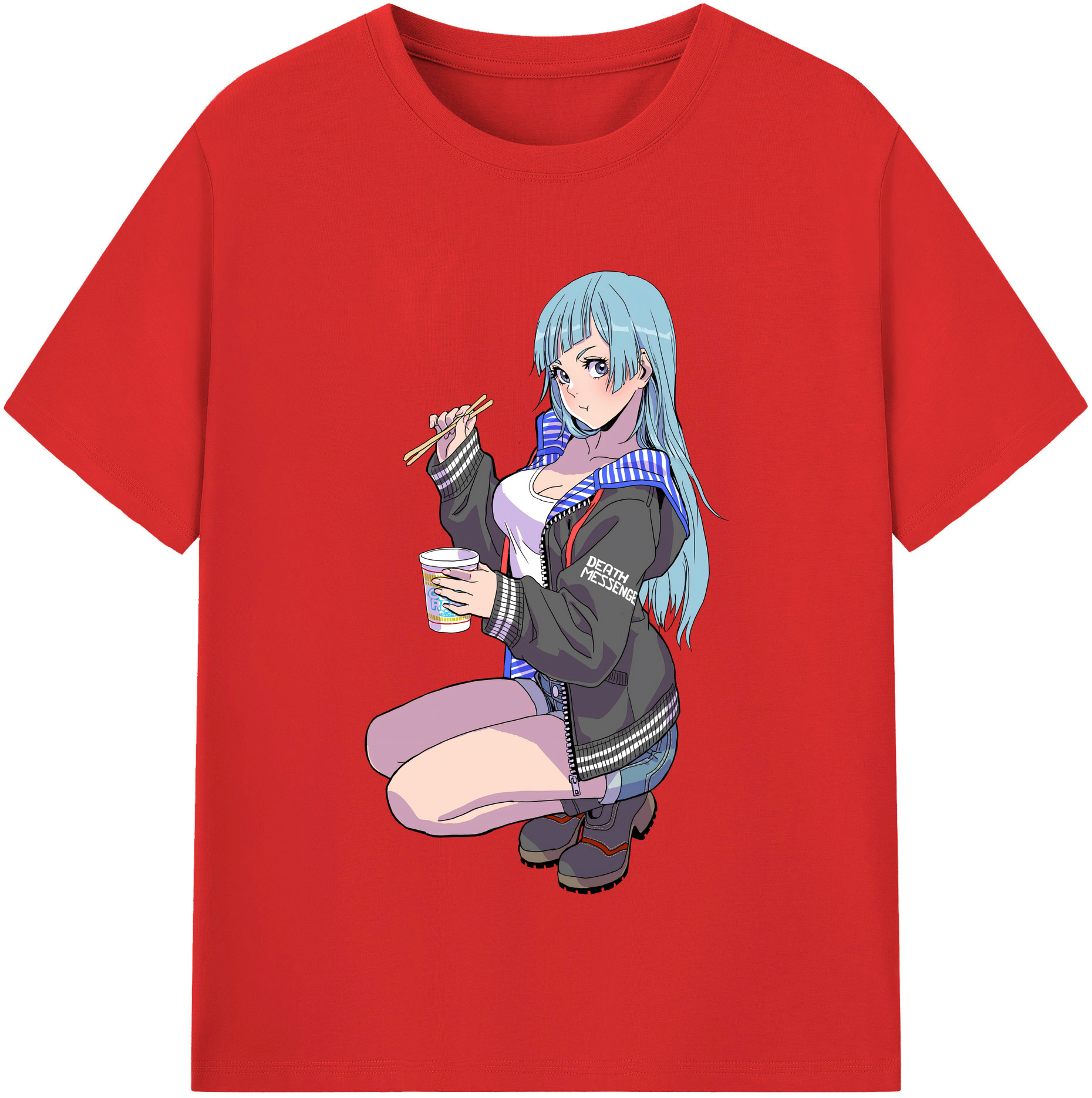 （画像用） 呪術廻戦 Jujutsu Kaisen レディースカジュアルプリントTシャツ（綿100％）