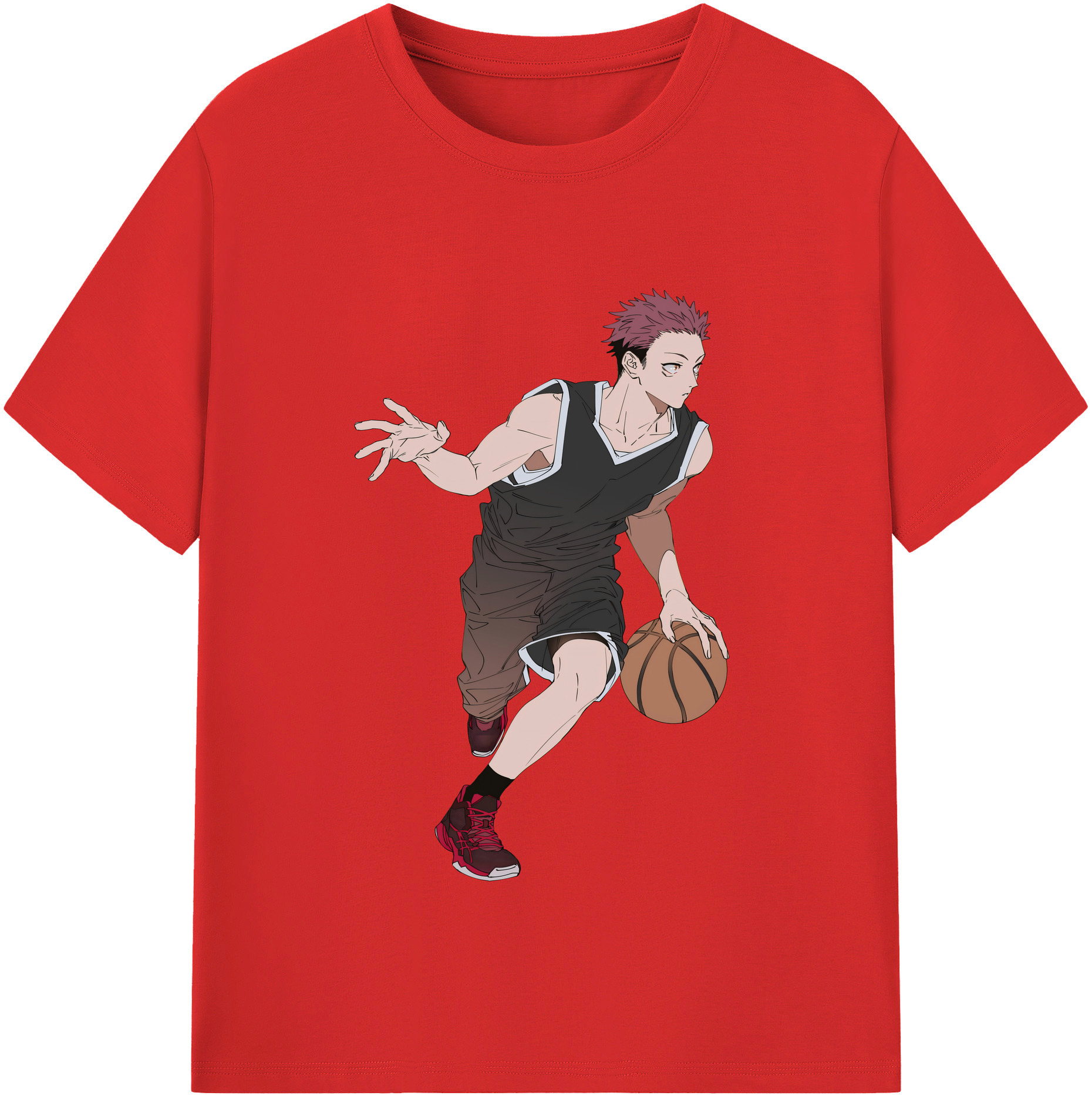 （画像用） 呪術廻戦 Jujutsu Kaisen レディースカジュアルプリントTシャツ（綿100％）