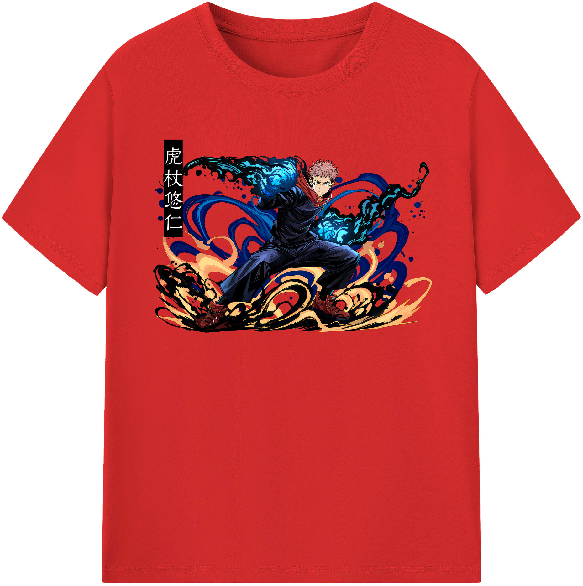（画像用） 呪術廻戦 Jujutsu Kaisen レディースカジュアルプリントTシャツ（綿100％）