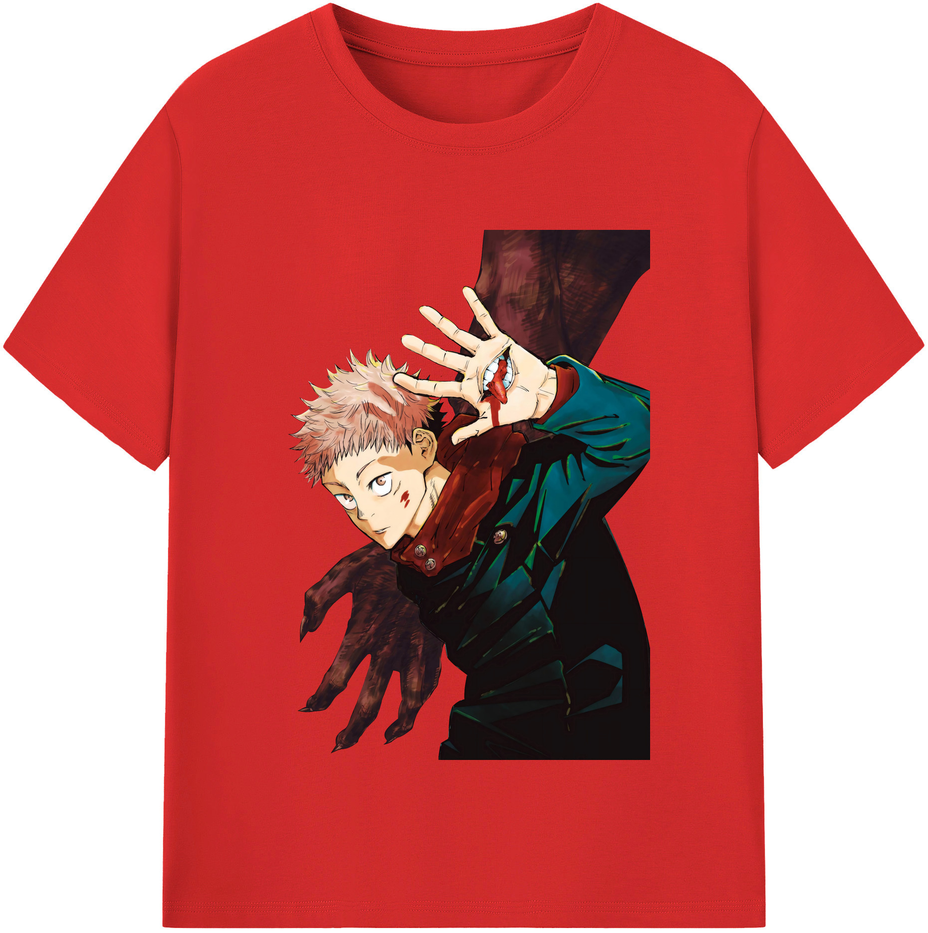 （画像用） 呪術廻戦 Jujutsu Kaisen レディースカジュアルプリントTシャツ（綿100％）