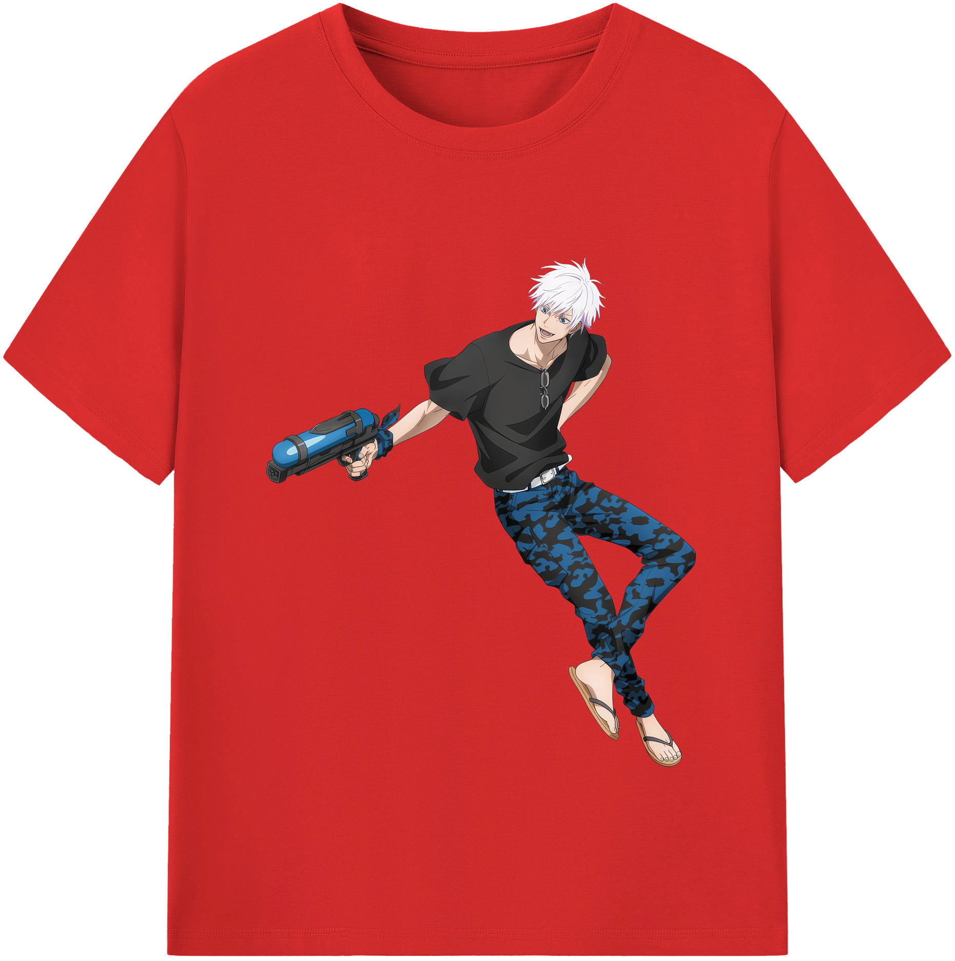 （画像用） 呪術廻戦 Jujutsu Kaisen レディースカジュアルプリントTシャツ（綿100％）