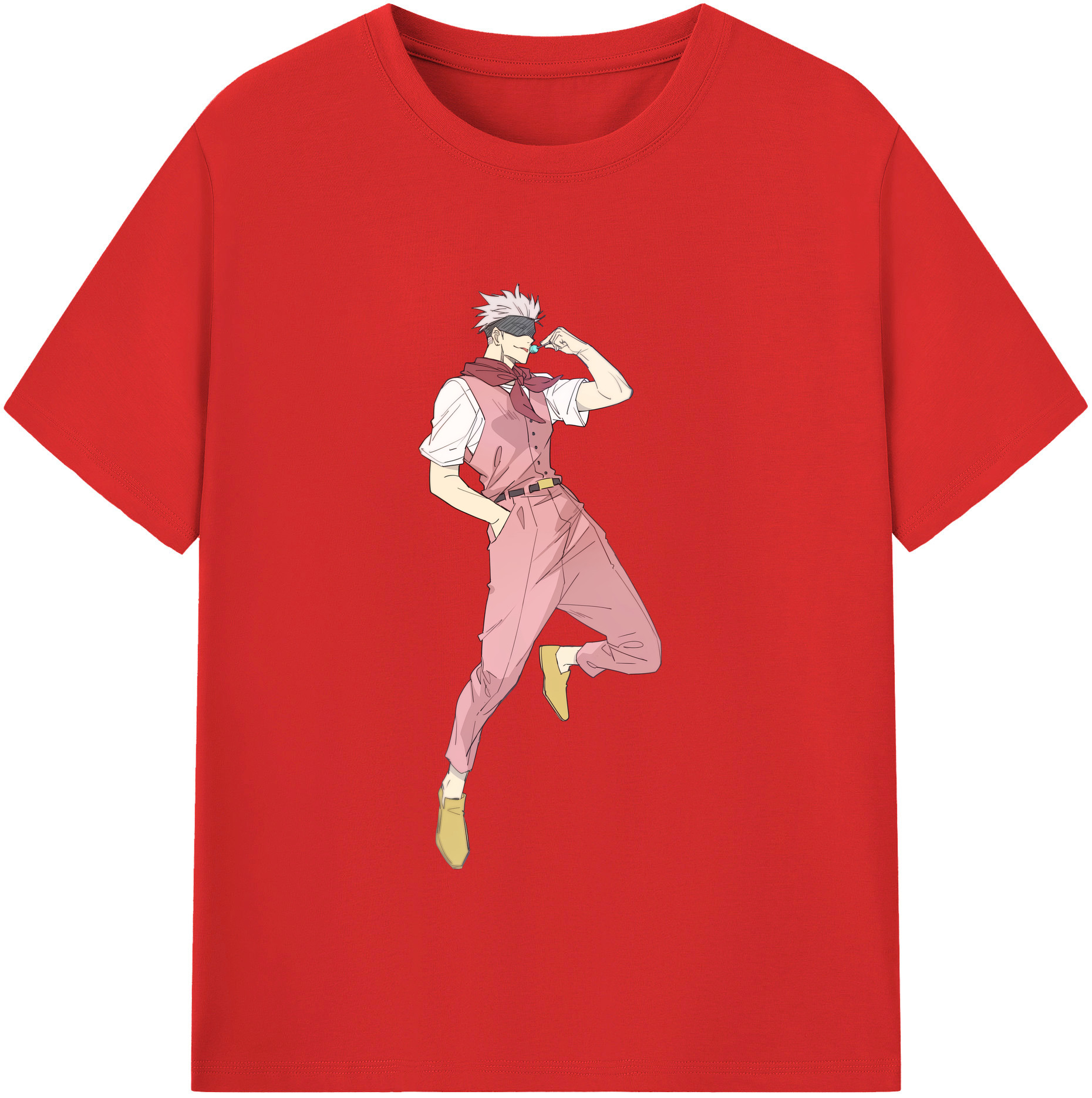 （画像用） 呪術廻戦 Jujutsu Kaisen レディースカジュアルプリントTシャツ（綿100％）