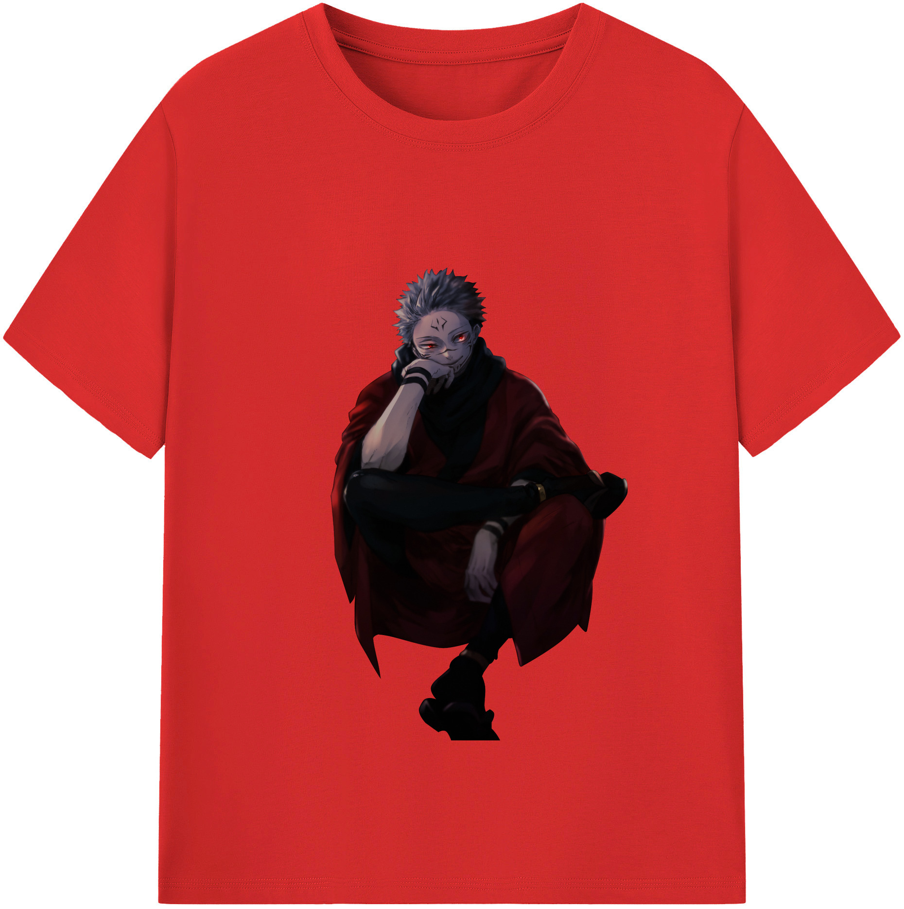 （画像用） 呪術廻戦 Jujutsu Kaisen レディースカジュアルプリントTシャツ（綿100％）