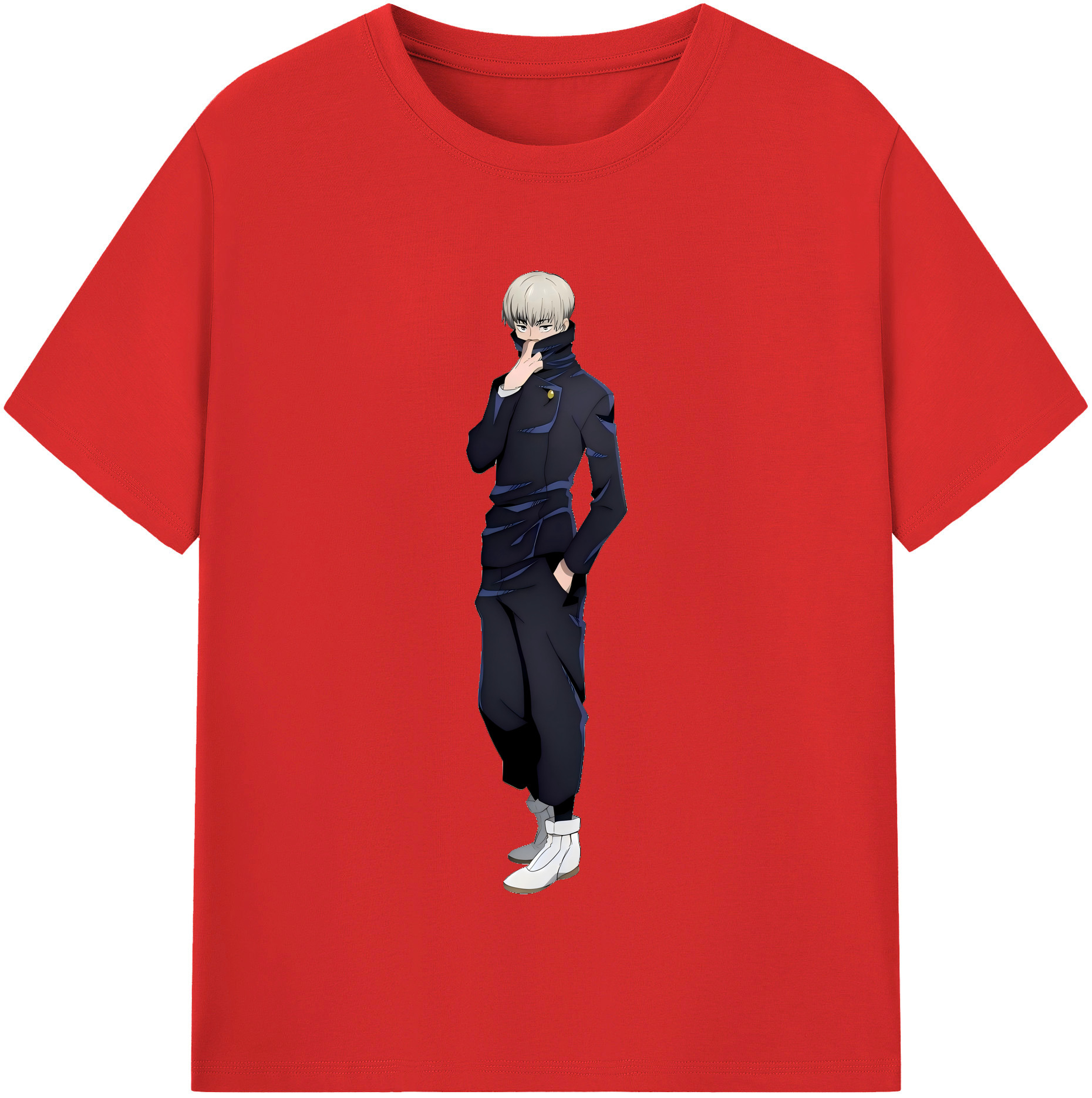 （画像用） 呪術廻戦 Jujutsu Kaisen レディースカジュアルプリントTシャツ（綿100％）