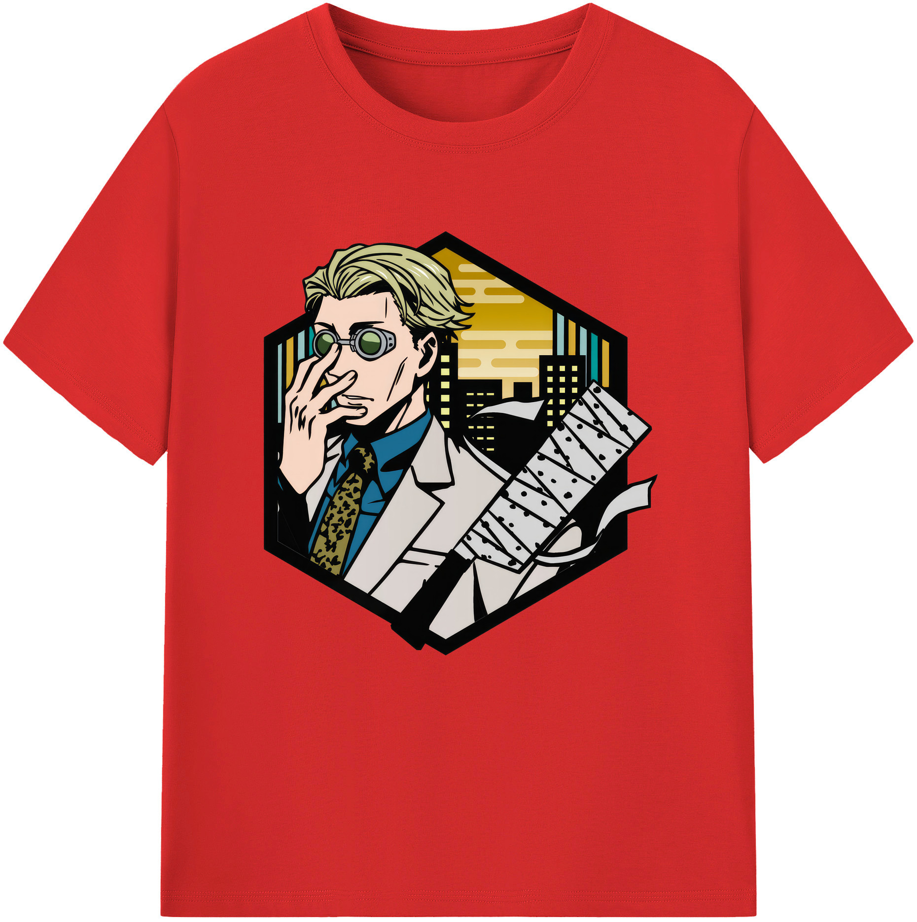 （画像用） 呪術廻戦 Jujutsu Kaisen レディースカジュアルプリントTシャツ（綿100％）