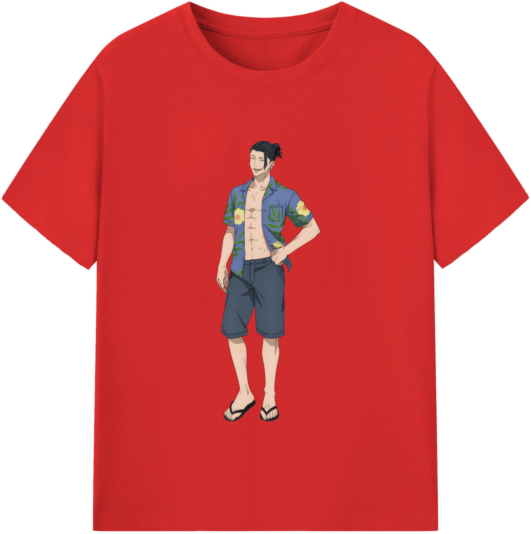 （画像用） 呪術廻戦 Jujutsu Kaisen レディースカジュアルプリントTシャツ（綿100％）
