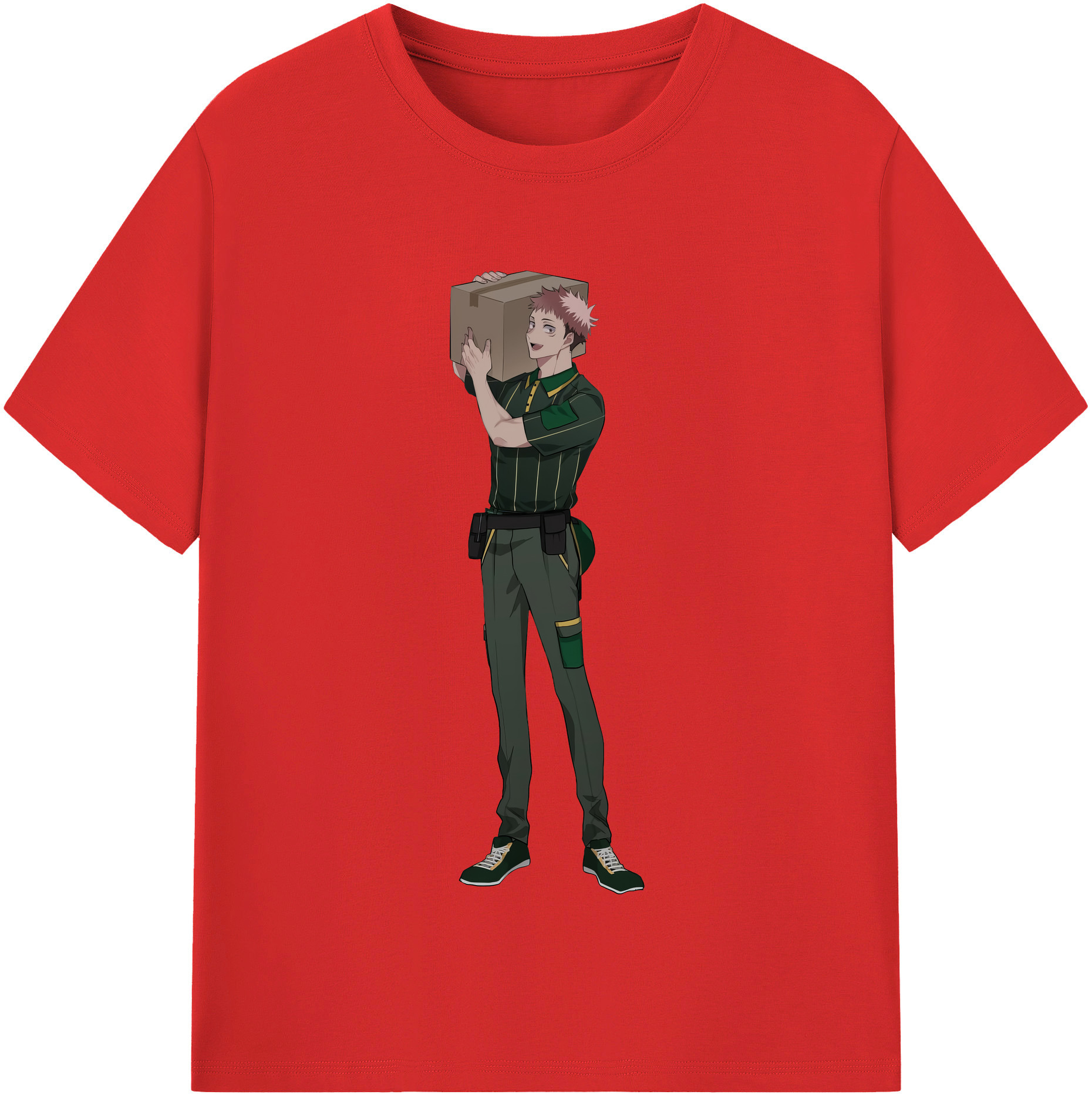 （画像用） 呪術廻戦 Jujutsu Kaisen レディースカジュアルプリントTシャツ（綿100％）