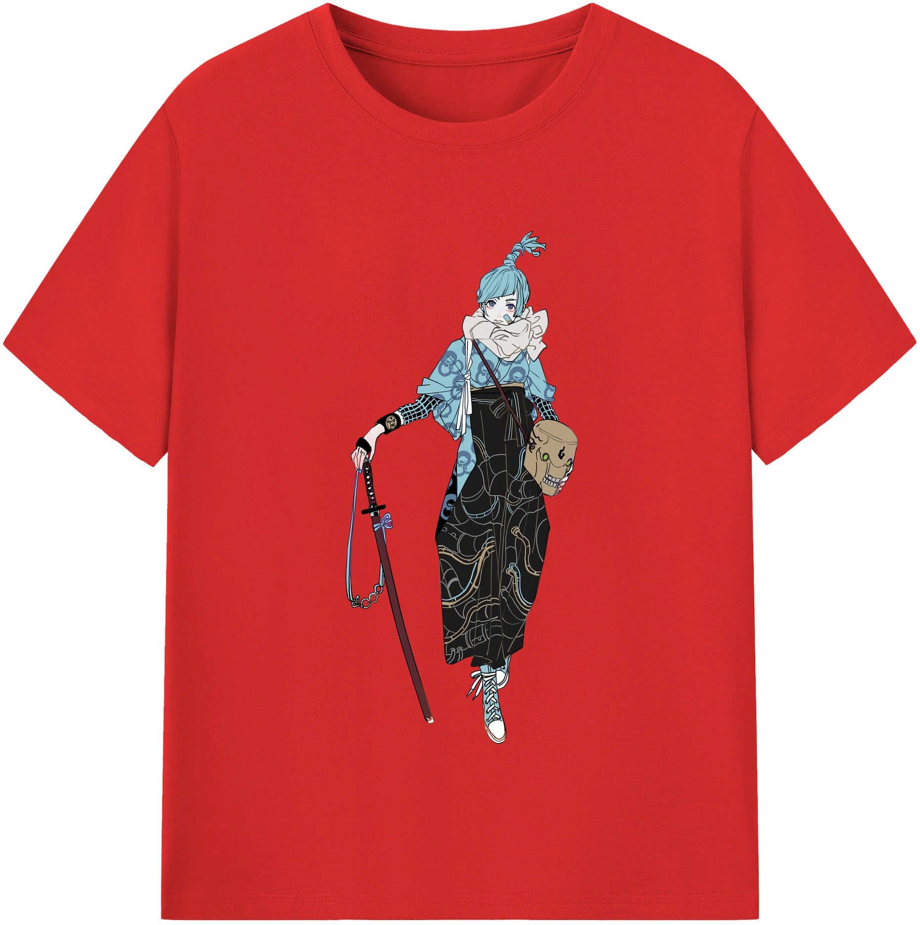 （画像用） 呪術廻戦 Jujutsu Kaisen レディースカジュアルプリントTシャツ（綿100％）