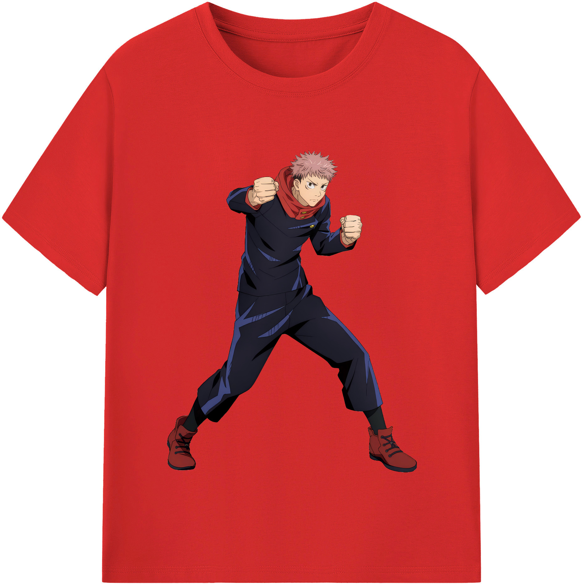 （画像用） 呪術廻戦 Jujutsu Kaisen レディースカジュアルプリントTシャツ（綿100％）