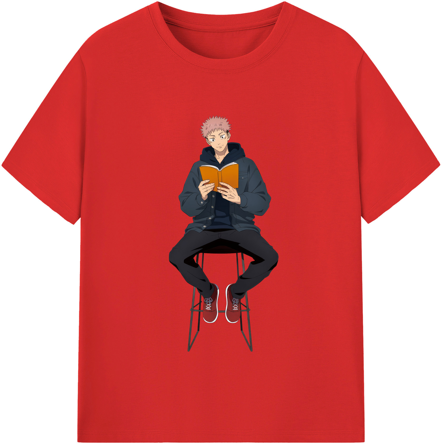 （画像用） 呪術廻戦 Jujutsu Kaisen レディースカジュアルプリントTシャツ（綿100％）