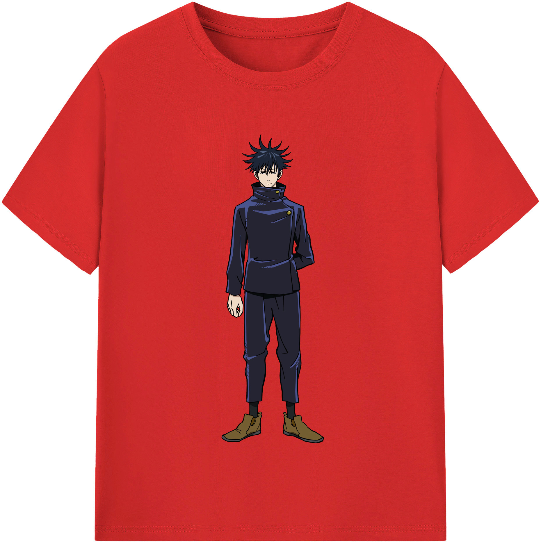 （画像用） 呪術廻戦 Jujutsu Kaisen レディースカジュアルプリントTシャツ（綿100％）