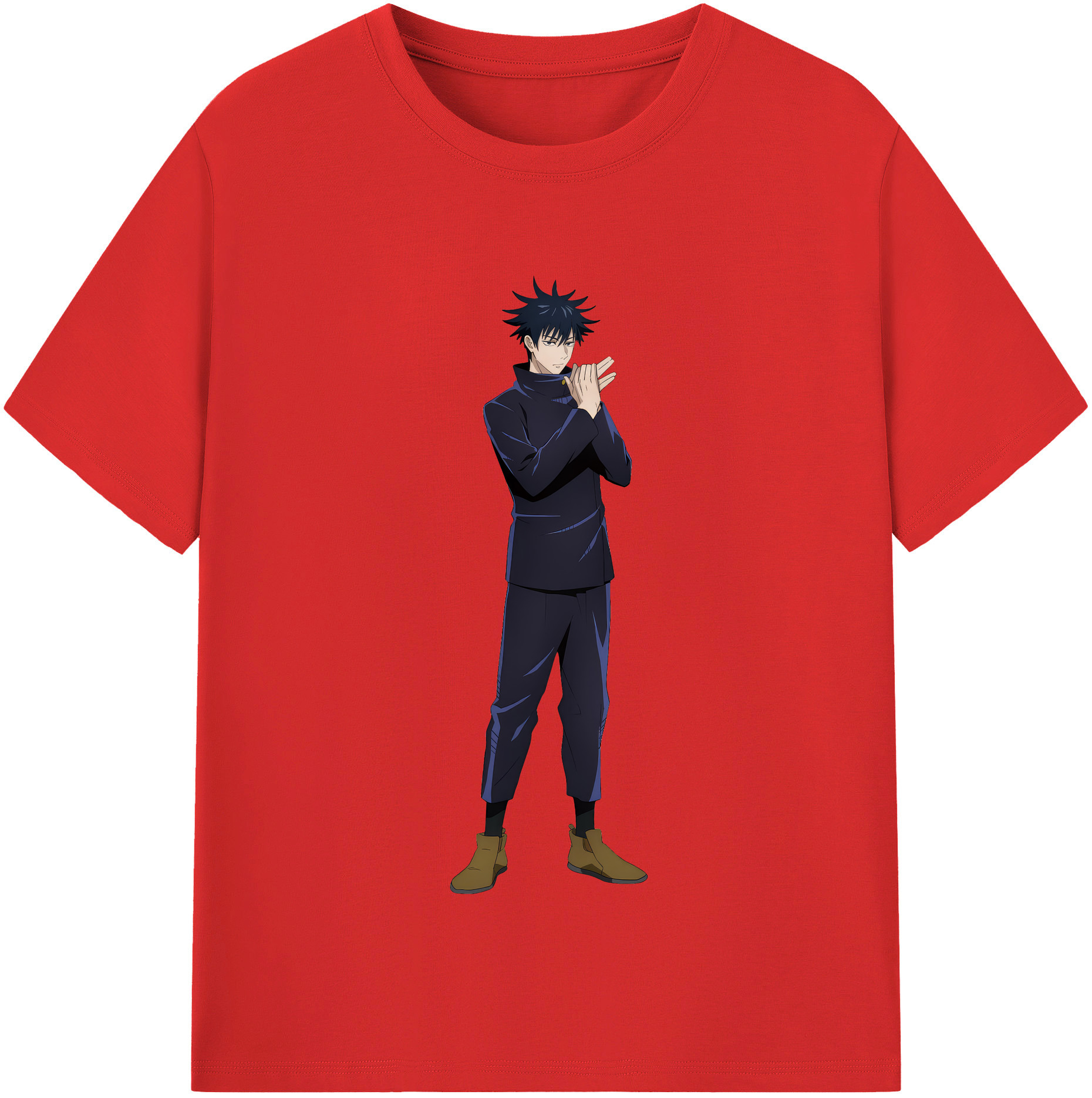 （画像用） 呪術廻戦 Jujutsu Kaisen レディースカジュアルプリントTシャツ（綿100％）