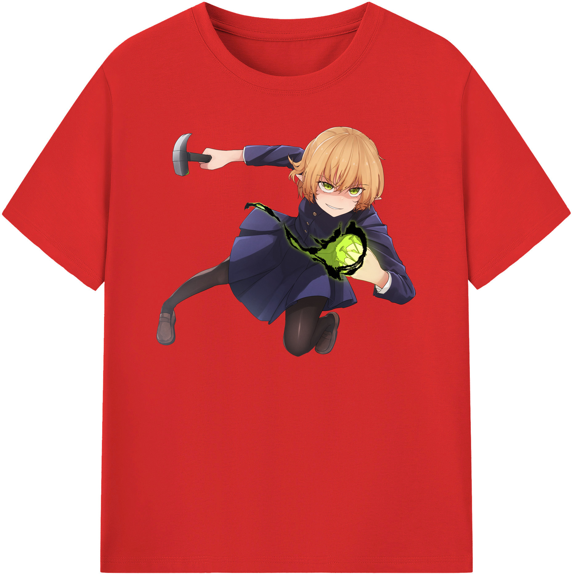 （画像用） 呪術廻戦 Jujutsu Kaisen レディースカジュアルプリントTシャツ（綿100％）
