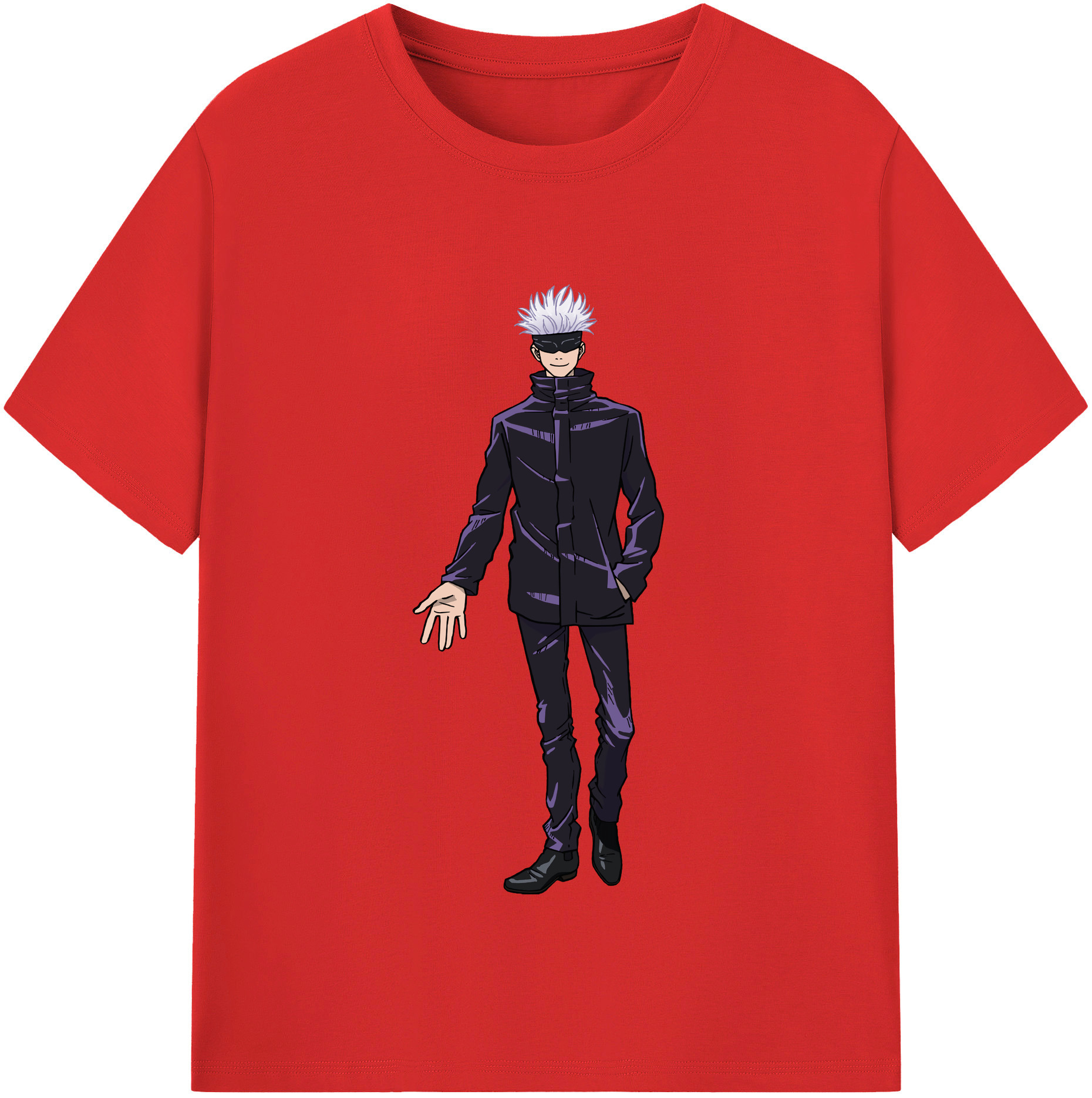 （画像用） 呪術廻戦 Jujutsu Kaisen レディースカジュアルプリントTシャツ（綿100％）