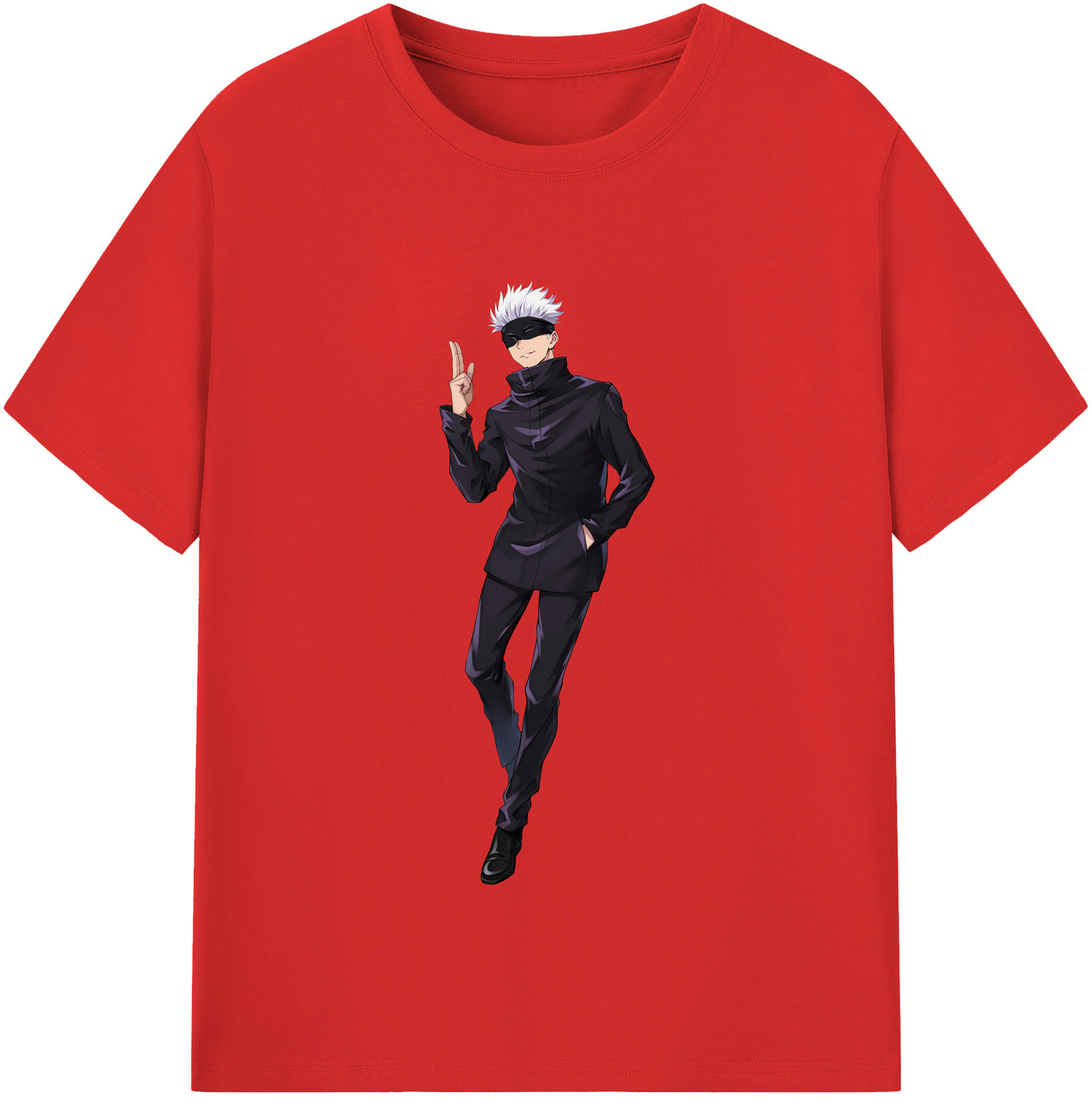 （画像用） 呪術廻戦 Jujutsu Kaisen レディースカジュアルプリントTシャツ（綿100％）