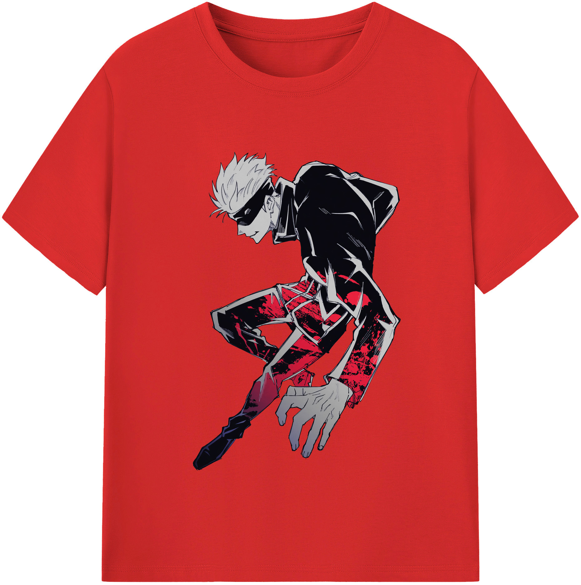 （画像用） 呪術廻戦 Jujutsu Kaisen レディースカジュアルプリントTシャツ（綿100％）