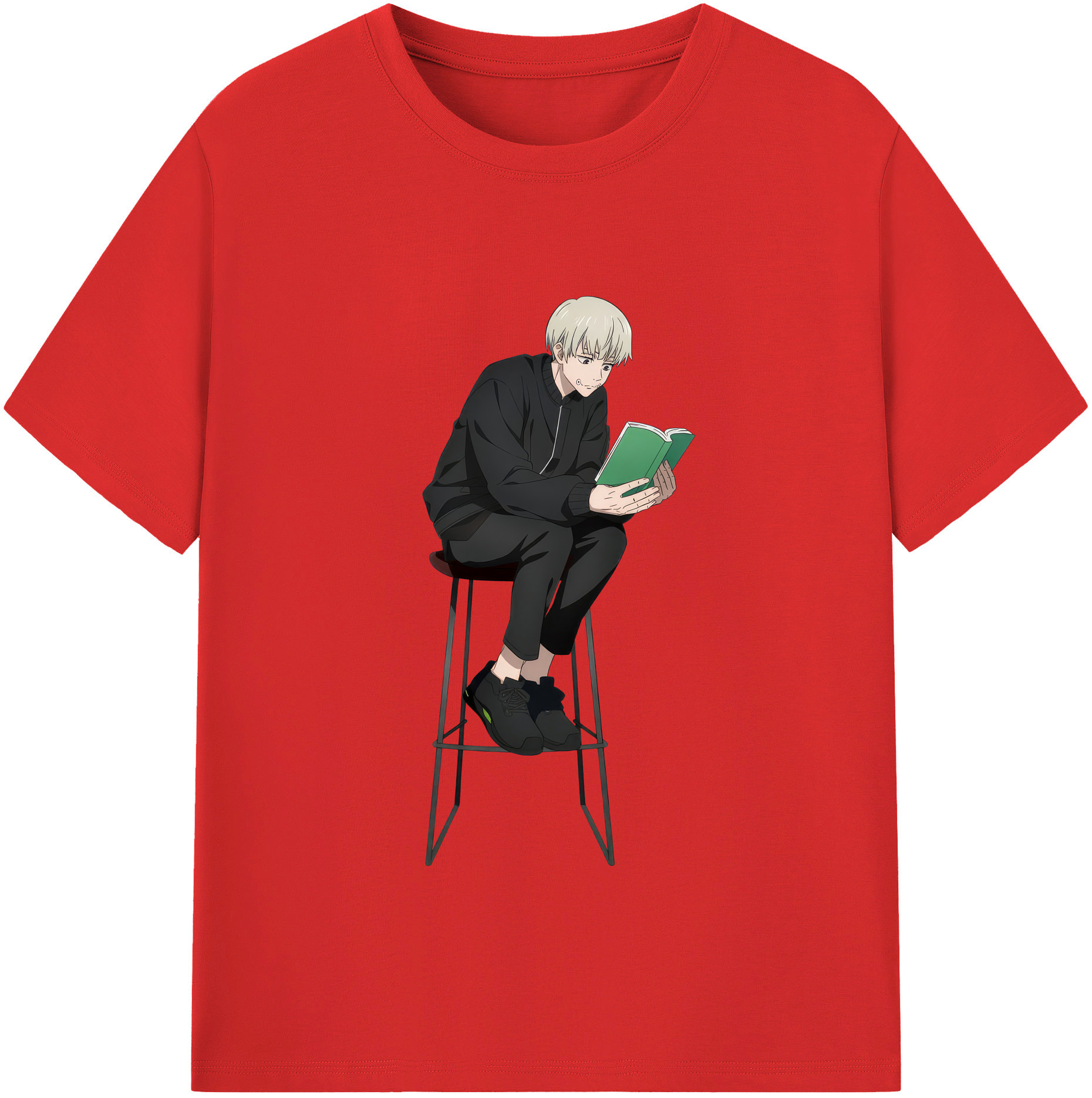 （画像用） 呪術廻戦 Jujutsu Kaisen レディースカジュアルプリントTシャツ（綿100％）