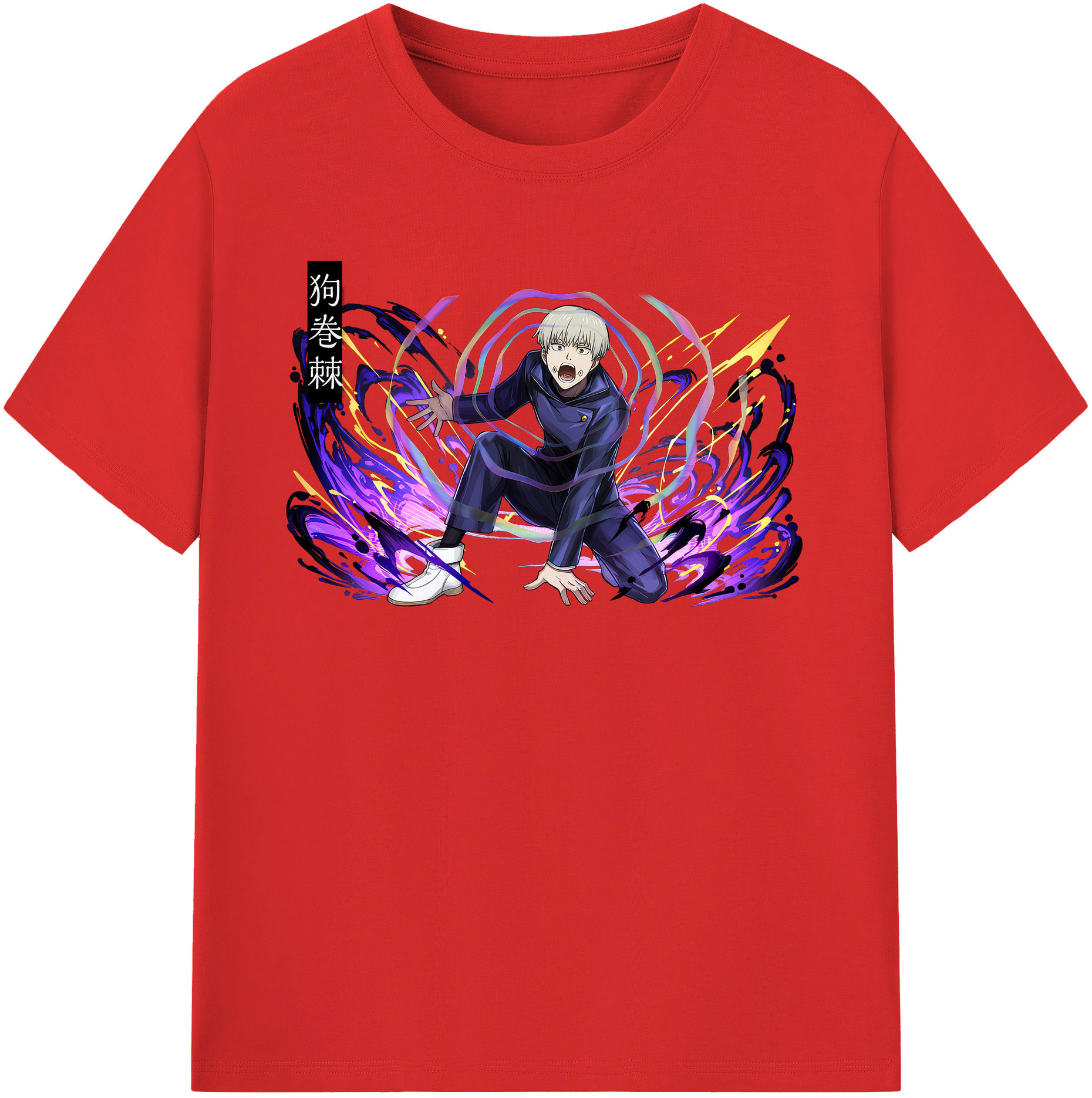 （画像用） 呪術廻戦 Jujutsu Kaisen レディースカジュアルプリントTシャツ（綿100％）