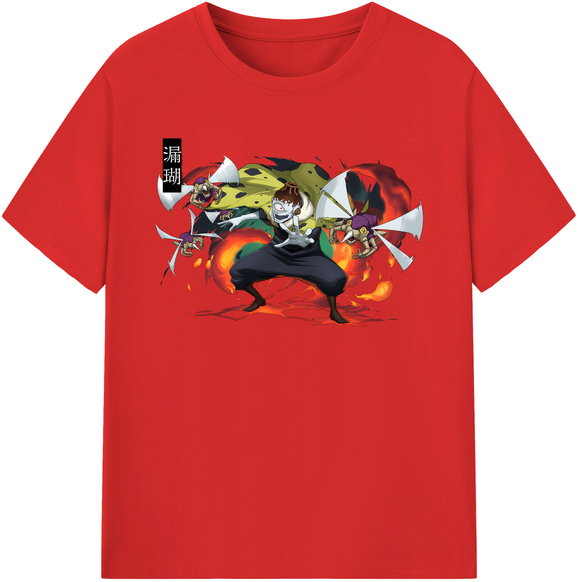 （画像用） 呪術廻戦 Jujutsu Kaisen レディースカジュアルプリントTシャツ（綿100％）