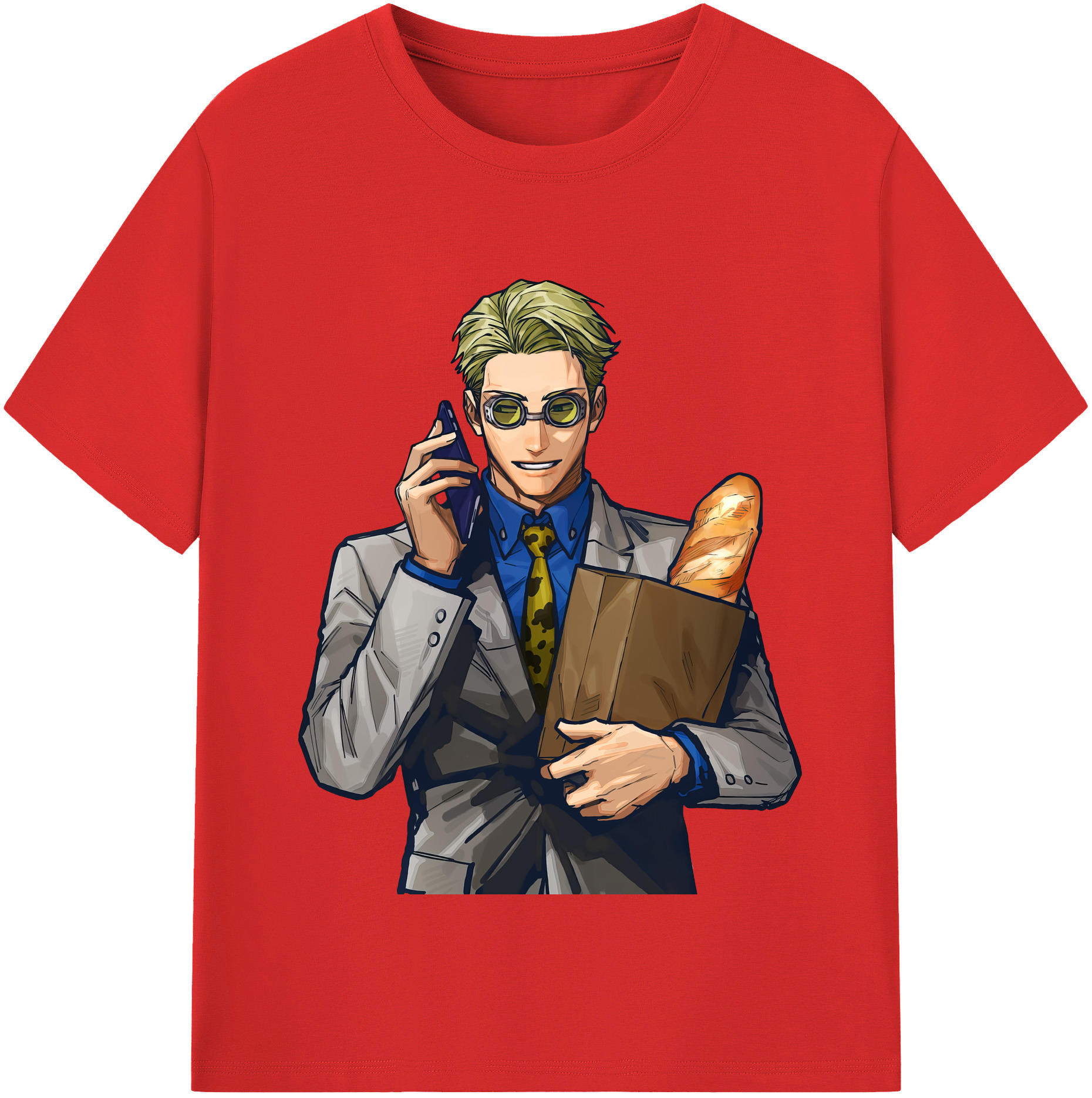 （画像用） 呪術廻戦 Jujutsu Kaisen レディースカジュアルプリントTシャツ（綿100％）