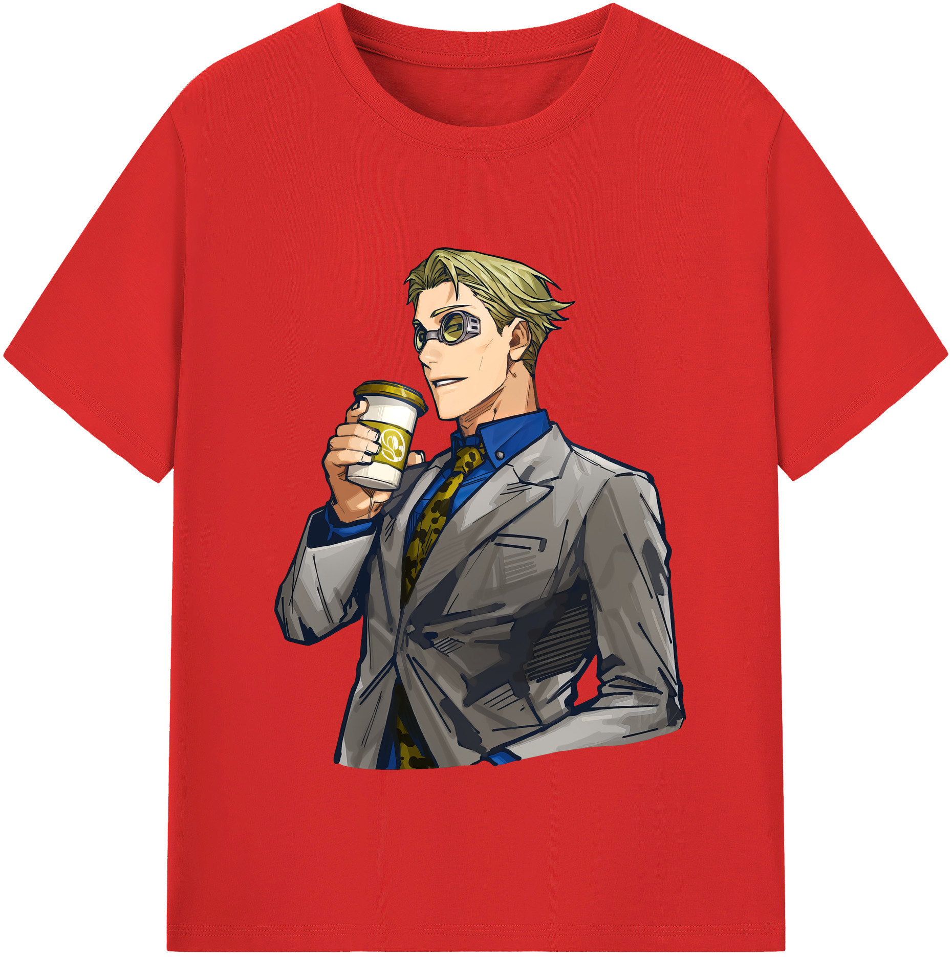（画像用） 呪術廻戦 Jujutsu Kaisen レディースカジュアルプリントTシャツ（綿100％）