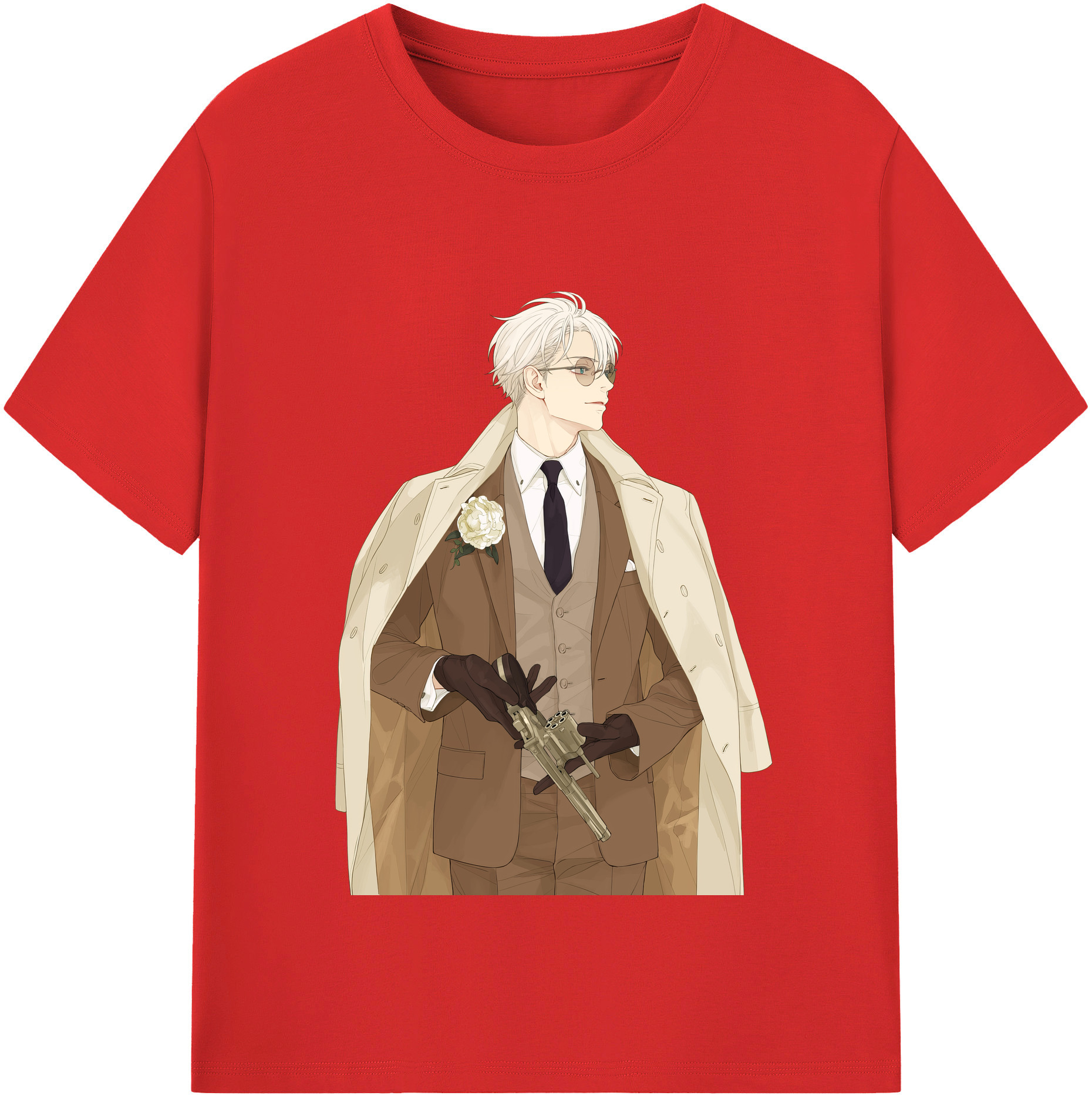 （画像用） 呪術廻戦 Jujutsu Kaisen レディースカジュアルプリントTシャツ（綿100％）