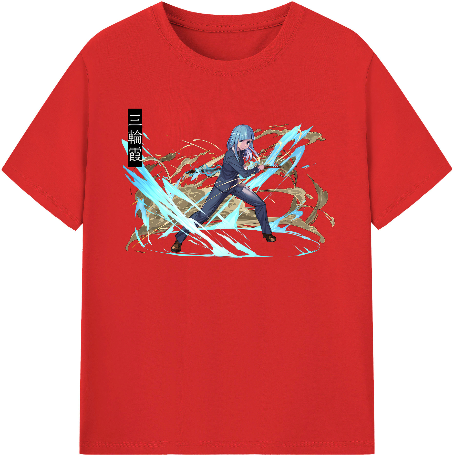 （画像用） 呪術廻戦 Jujutsu Kaisen レディースカジュアルプリントTシャツ（綿100％）