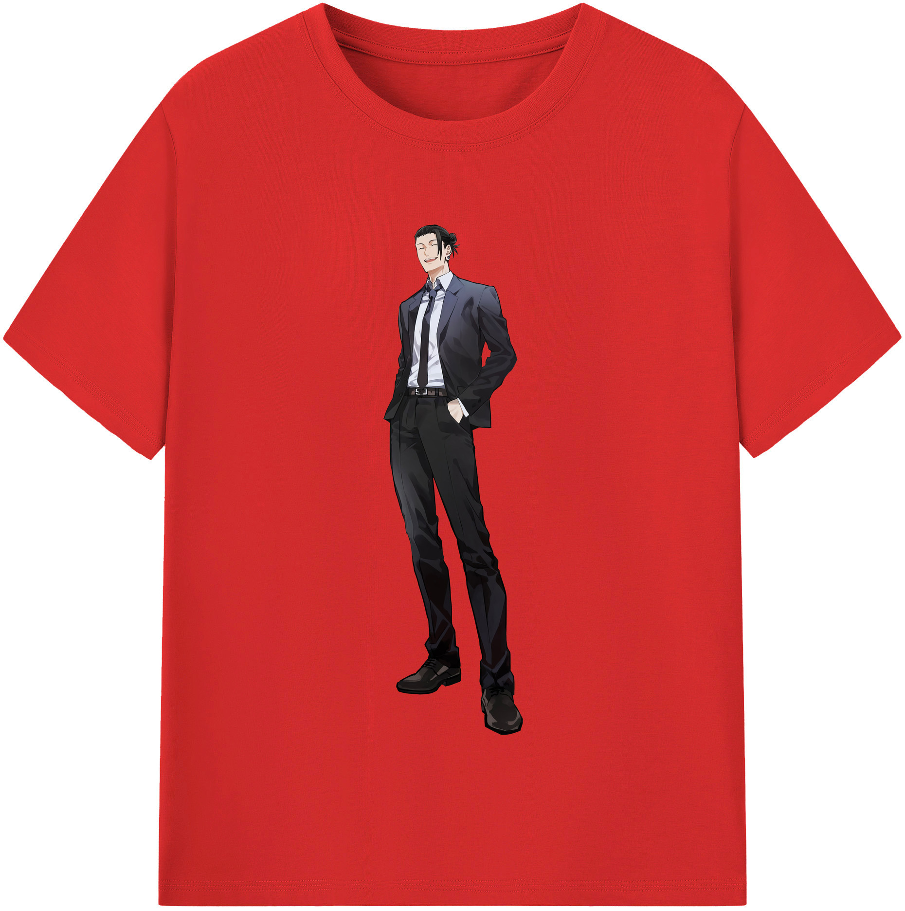 （画像用） 呪術廻戦 Jujutsu Kaisen レディースカジュアルプリントTシャツ（綿100％）