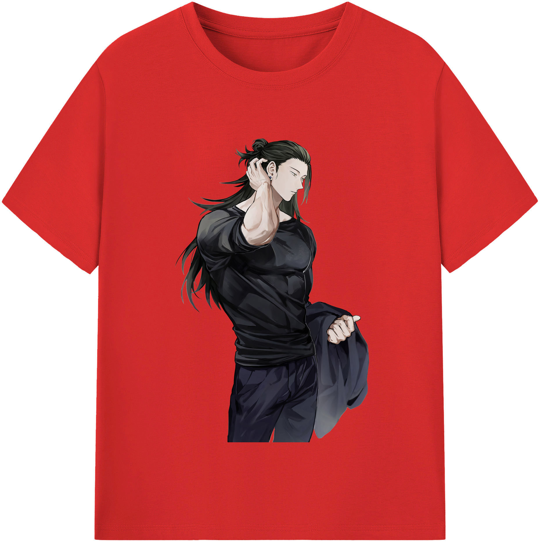 （画像用） 呪術廻戦 Jujutsu Kaisen レディースカジュアルプリントTシャツ（綿100％）