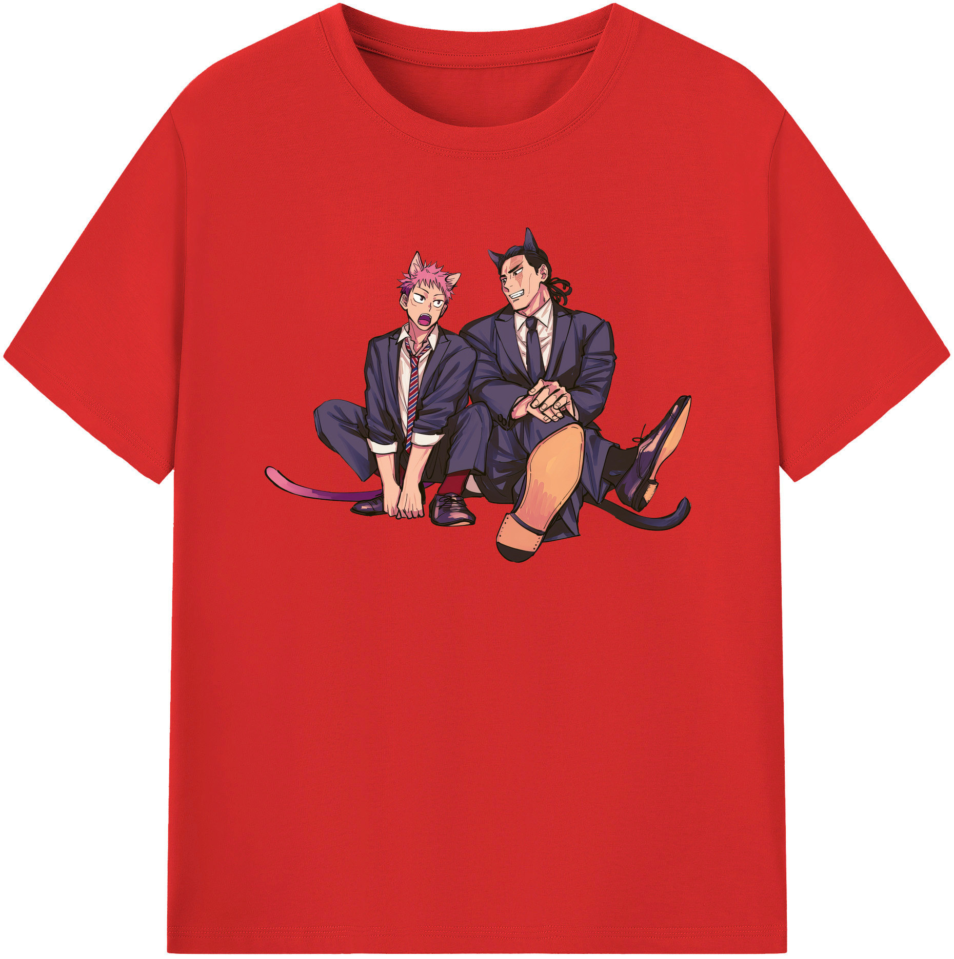 （画像用） 呪術廻戦 Jujutsu Kaisen レディースカジュアルプリントTシャツ（綿100％）