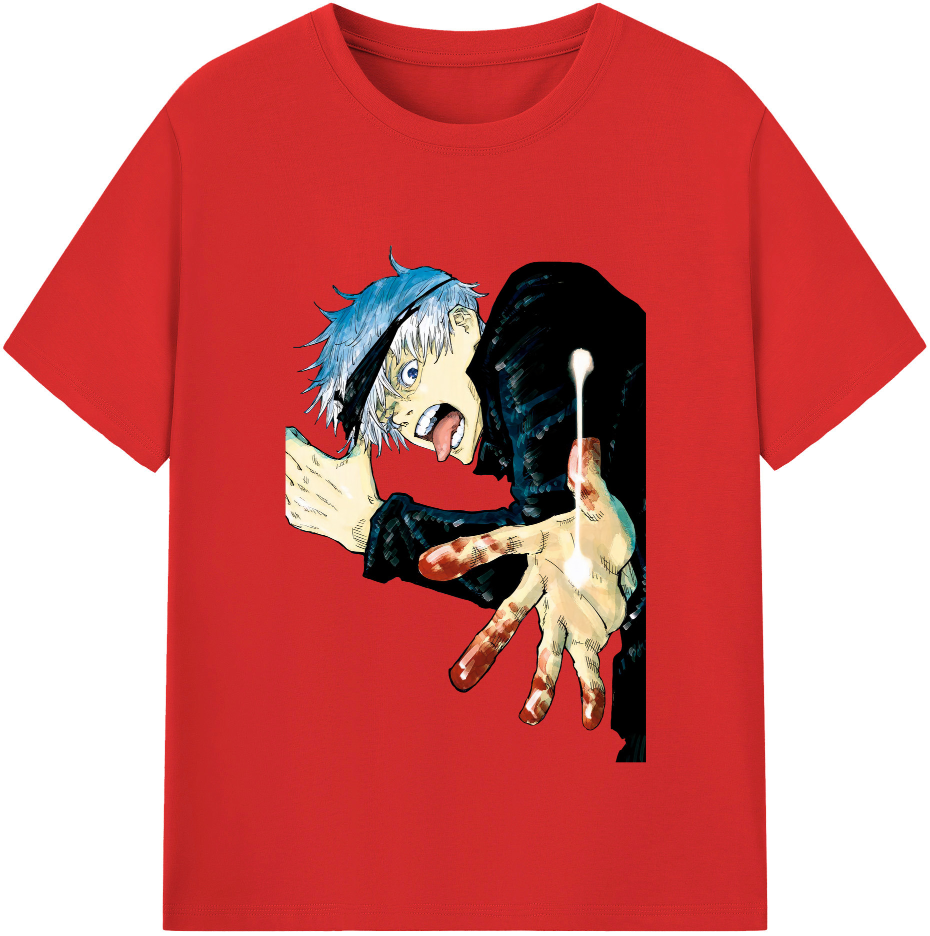 （画像用） 呪術廻戦 Jujutsu Kaisen レディースカジュアルプリントTシャツ（綿100％）