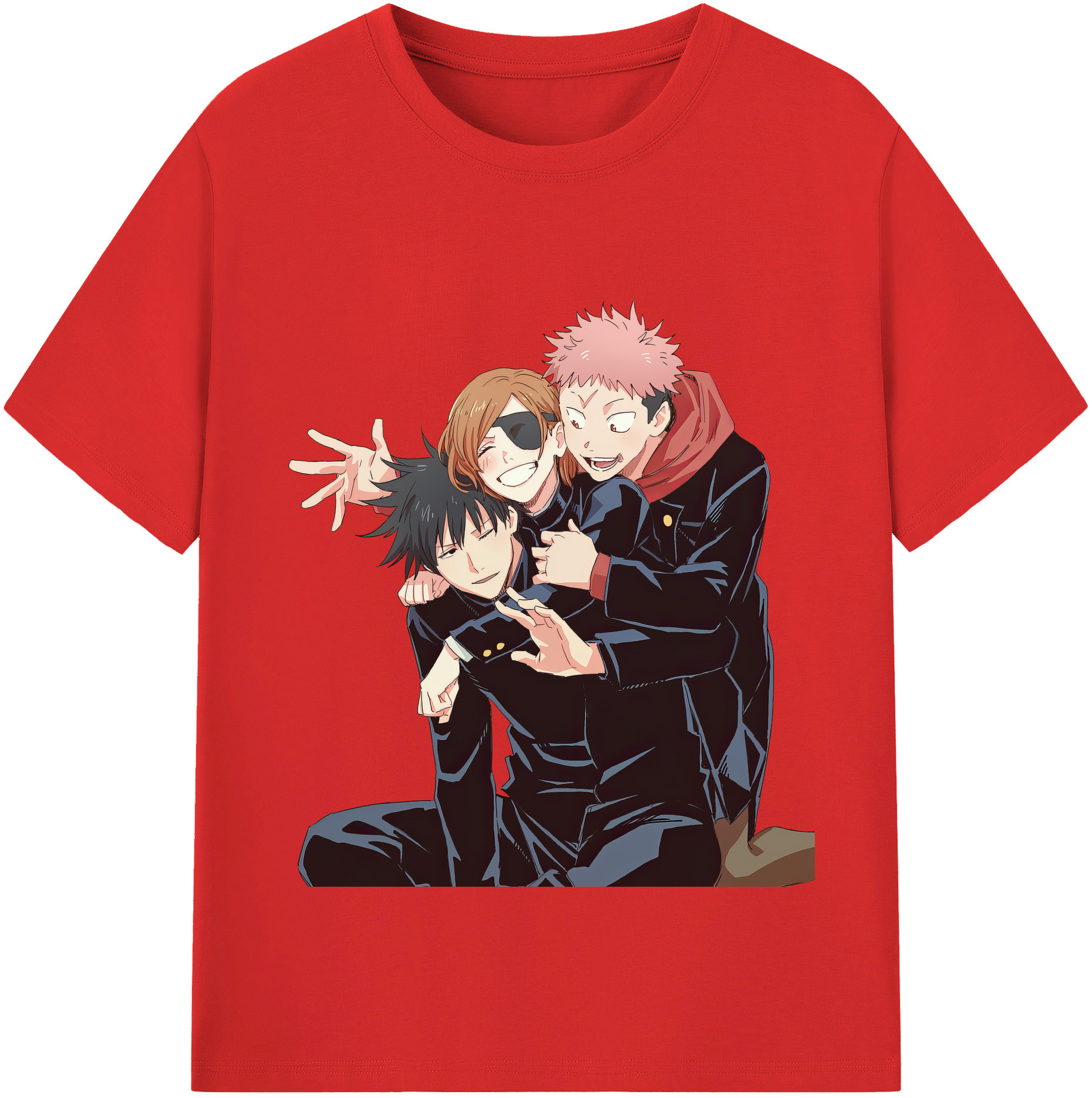 （画像用） 呪術廻戦 Jujutsu Kaisen レディースカジュアルプリントTシャツ（綿100％）