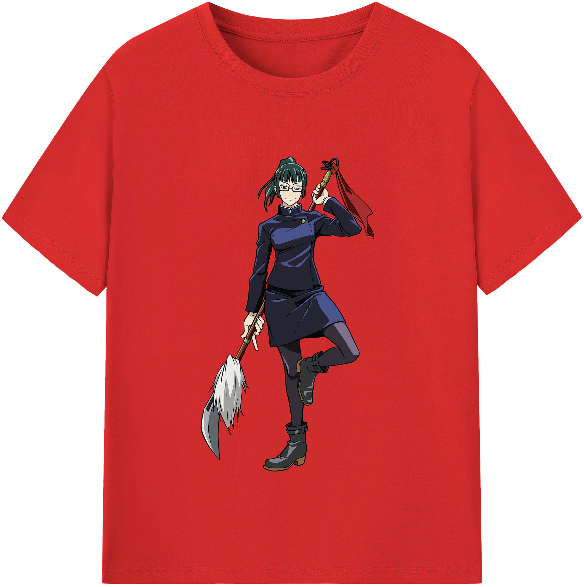 （画像用） 呪術廻戦 Jujutsu Kaisen レディースカジュアルプリントTシャツ（綿100％）