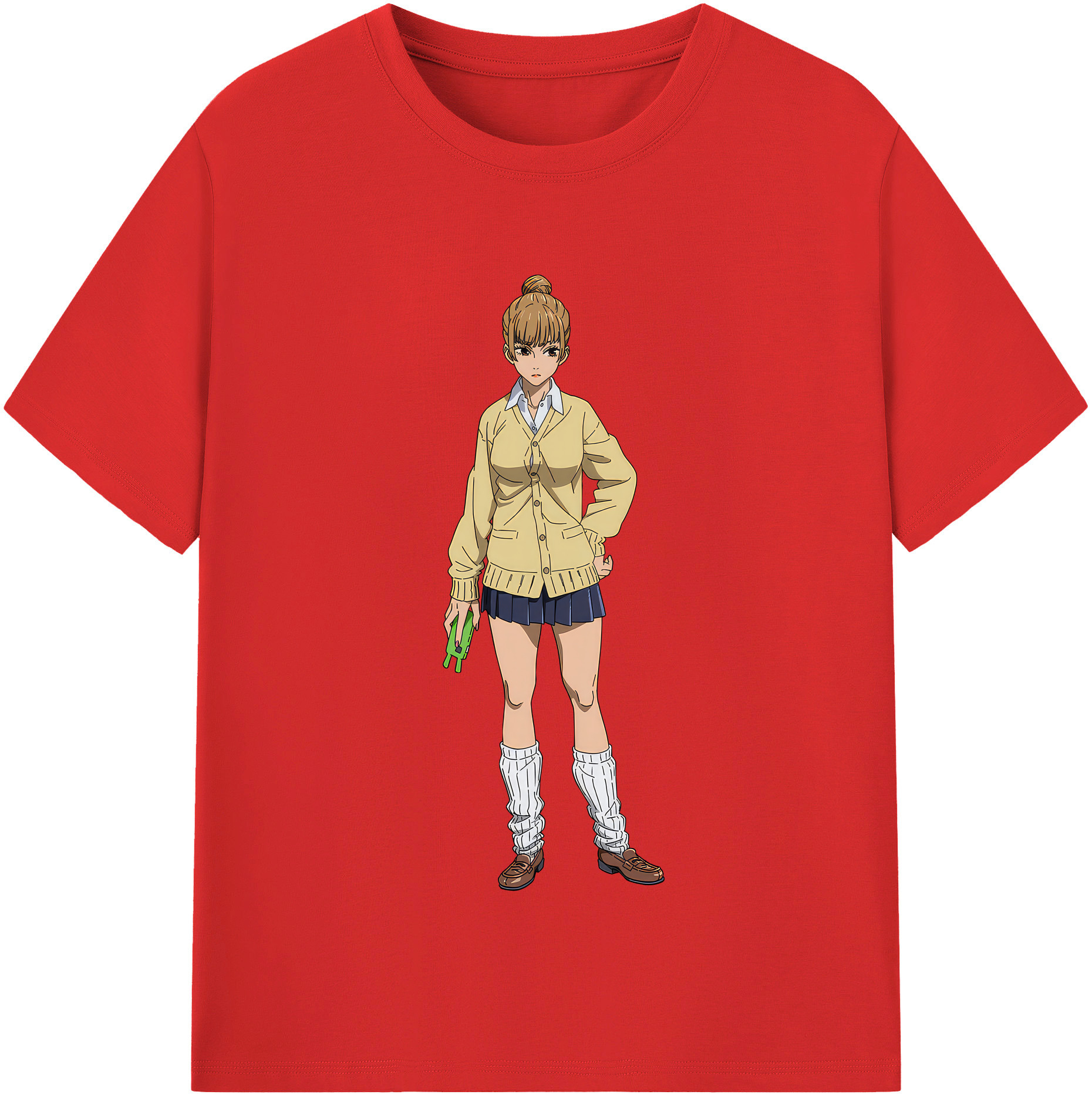 （画像用） 呪術廻戦 Jujutsu Kaisen レディースカジュアルプリントTシャツ（綿100％）