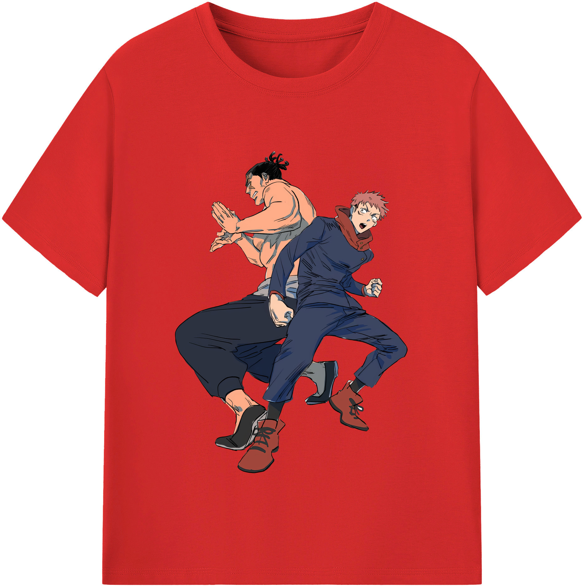 （画像用） 呪術廻戦 Jujutsu Kaisen レディースカジュアルプリントTシャツ（綿100％）