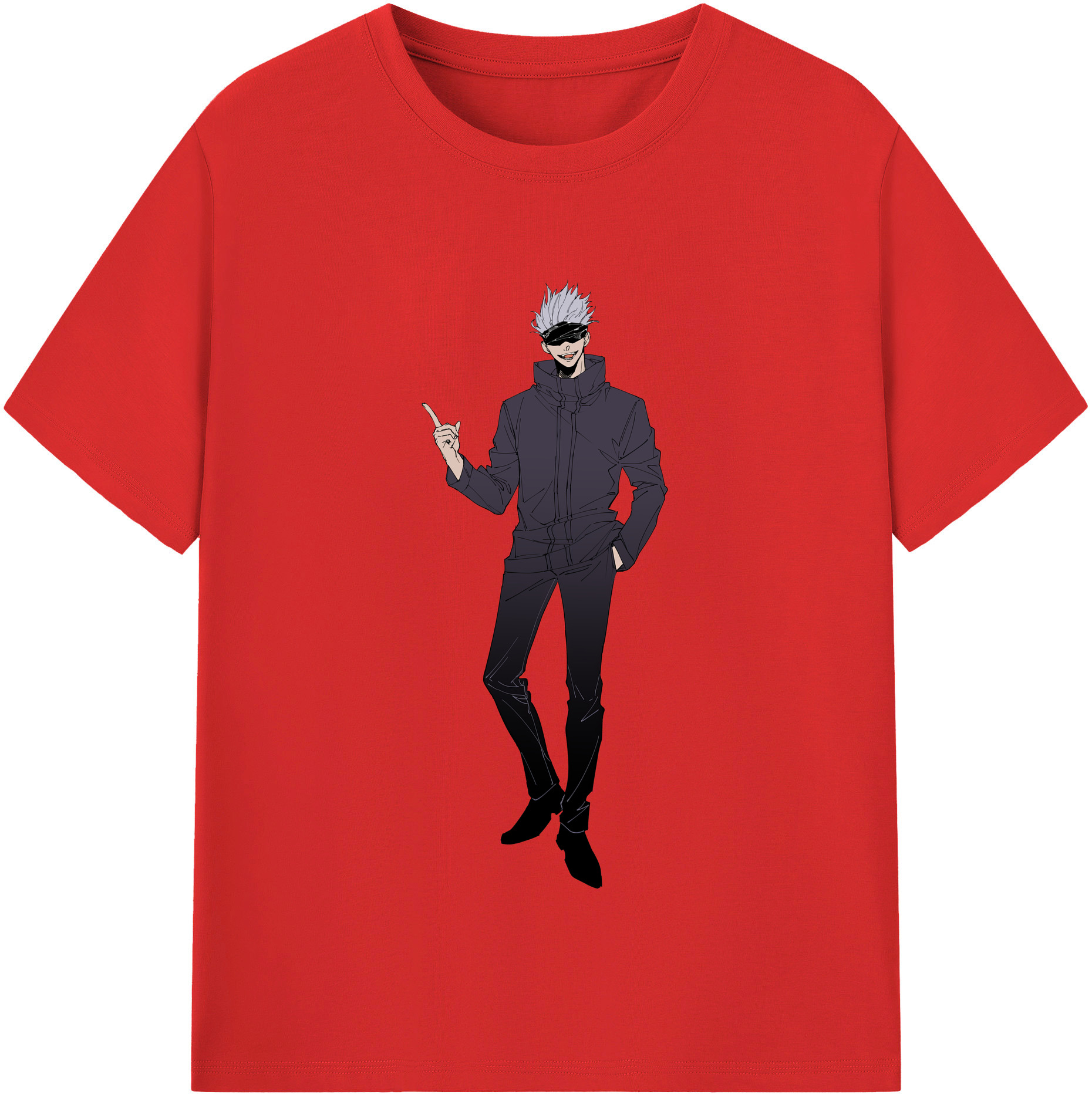 （画像用） 呪術廻戦 Jujutsu Kaisen レディースカジュアルプリントTシャツ（綿100％）