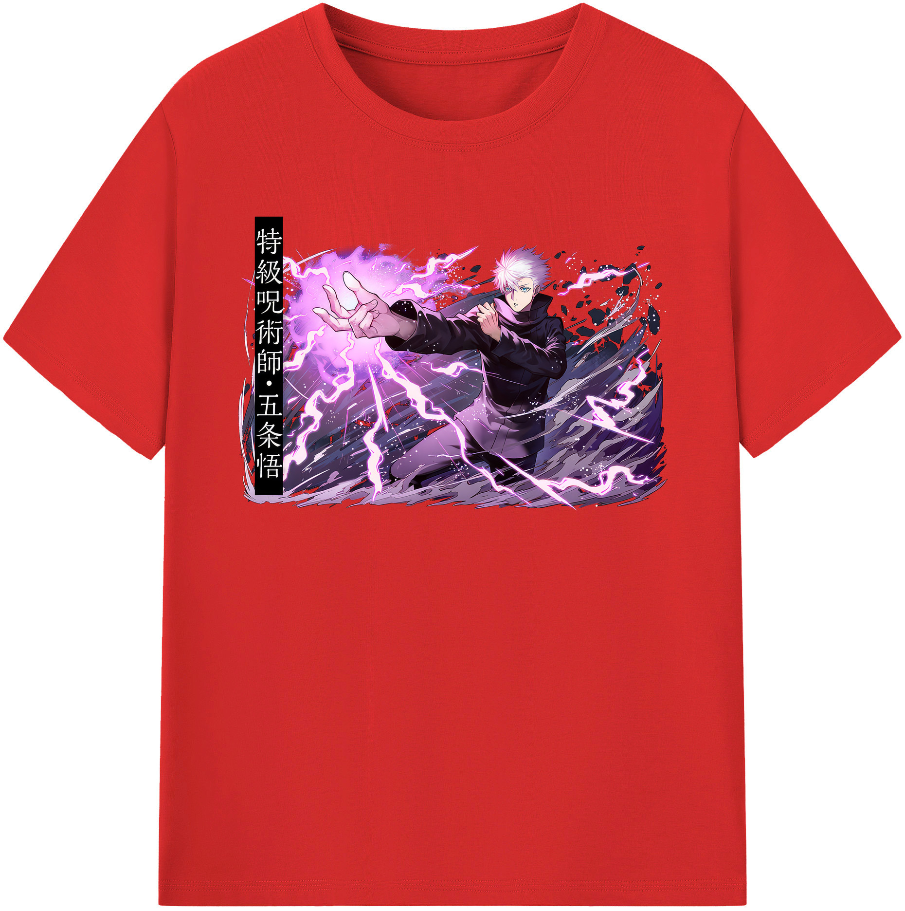 （画像用） 呪術廻戦 Jujutsu Kaisen レディースカジュアルプリントTシャツ（綿100％）