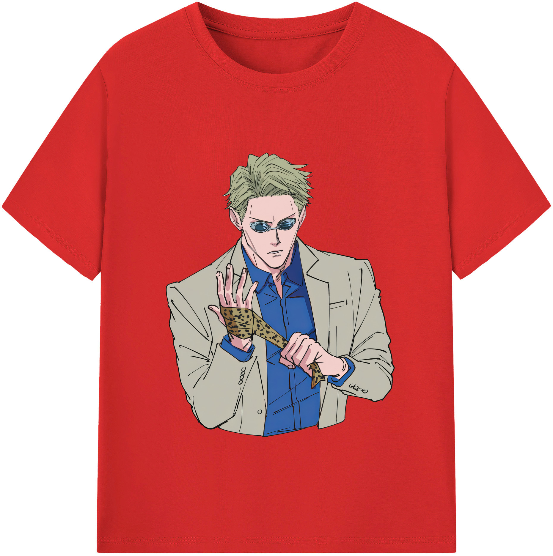 （画像用） 呪術廻戦 Jujutsu Kaisen レディースカジュアルプリントTシャツ（綿100％）