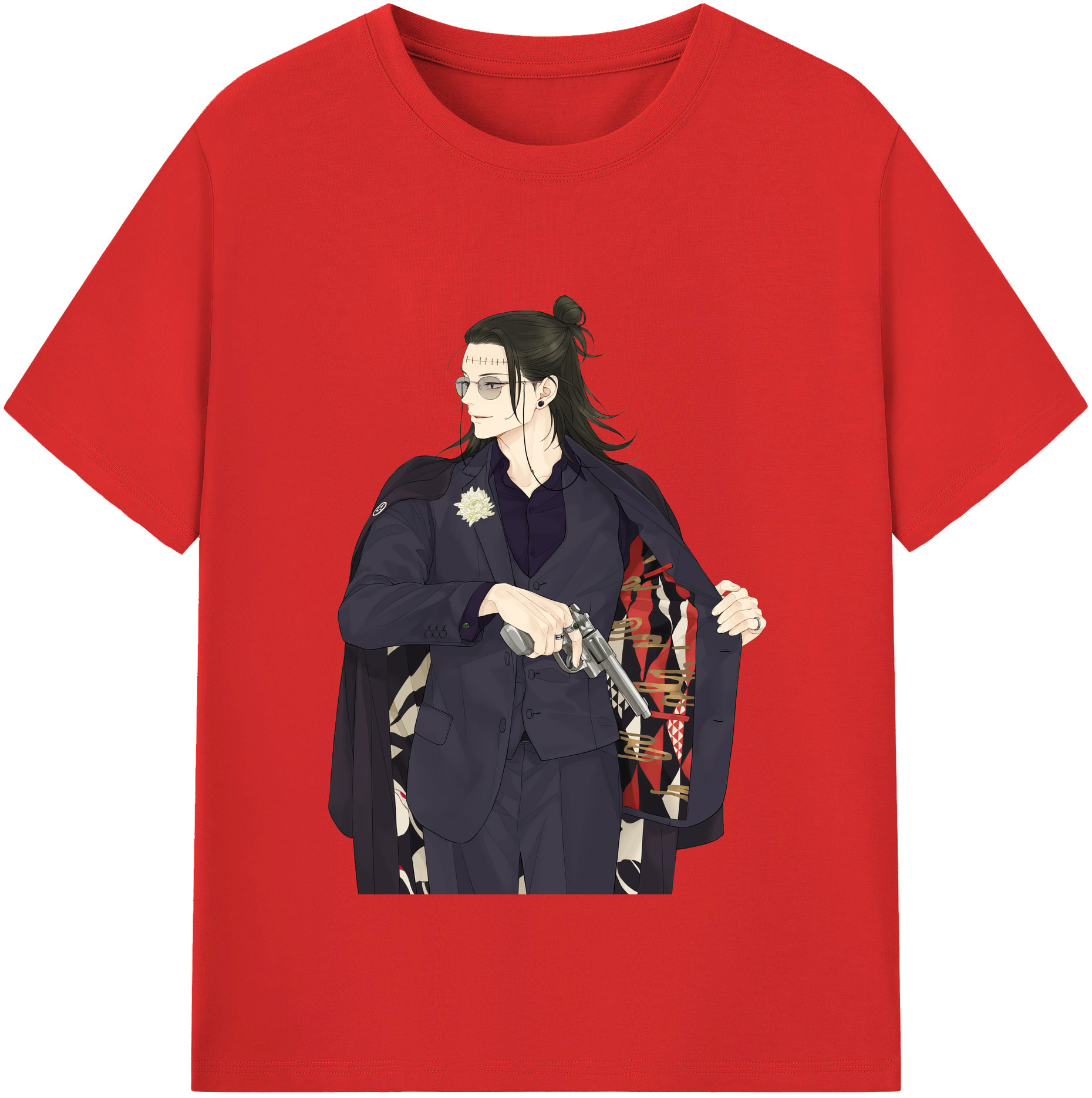 （画像用） 呪術廻戦 Jujutsu Kaisen レディースカジュアルプリントTシャツ（綿100％）