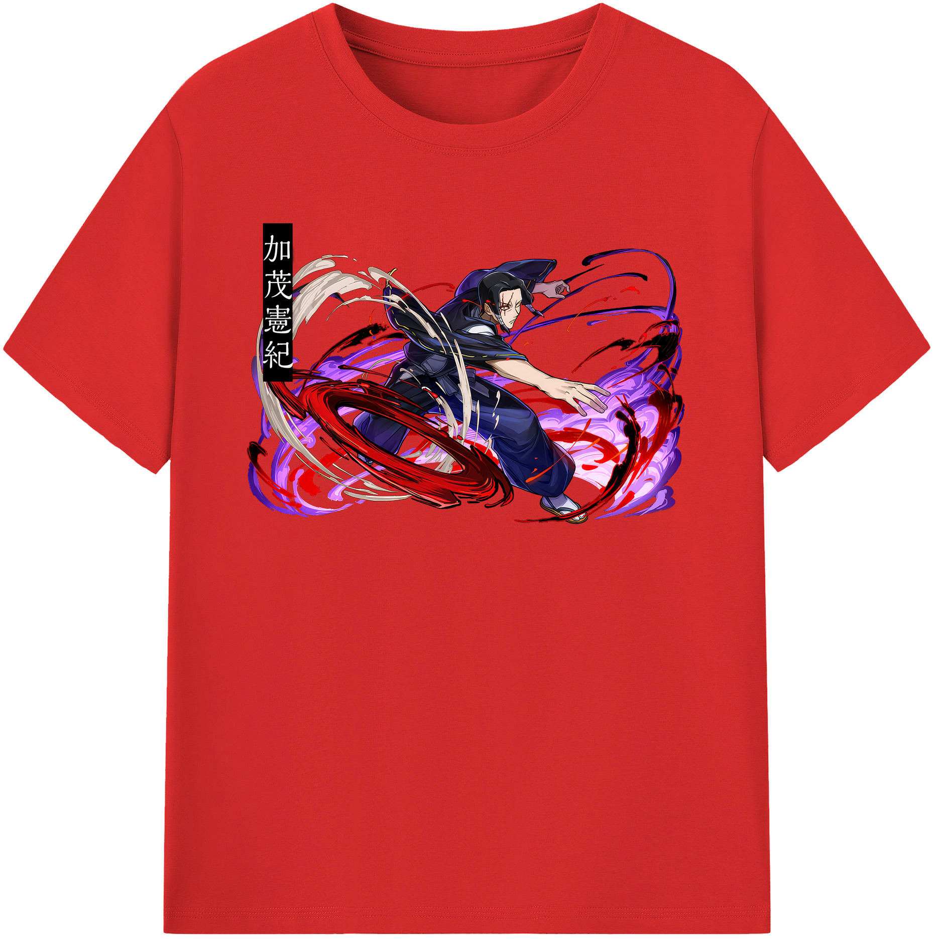 （画像用） 呪術廻戦 Jujutsu Kaisen レディースカジュアルプリントTシャツ（綿100％）