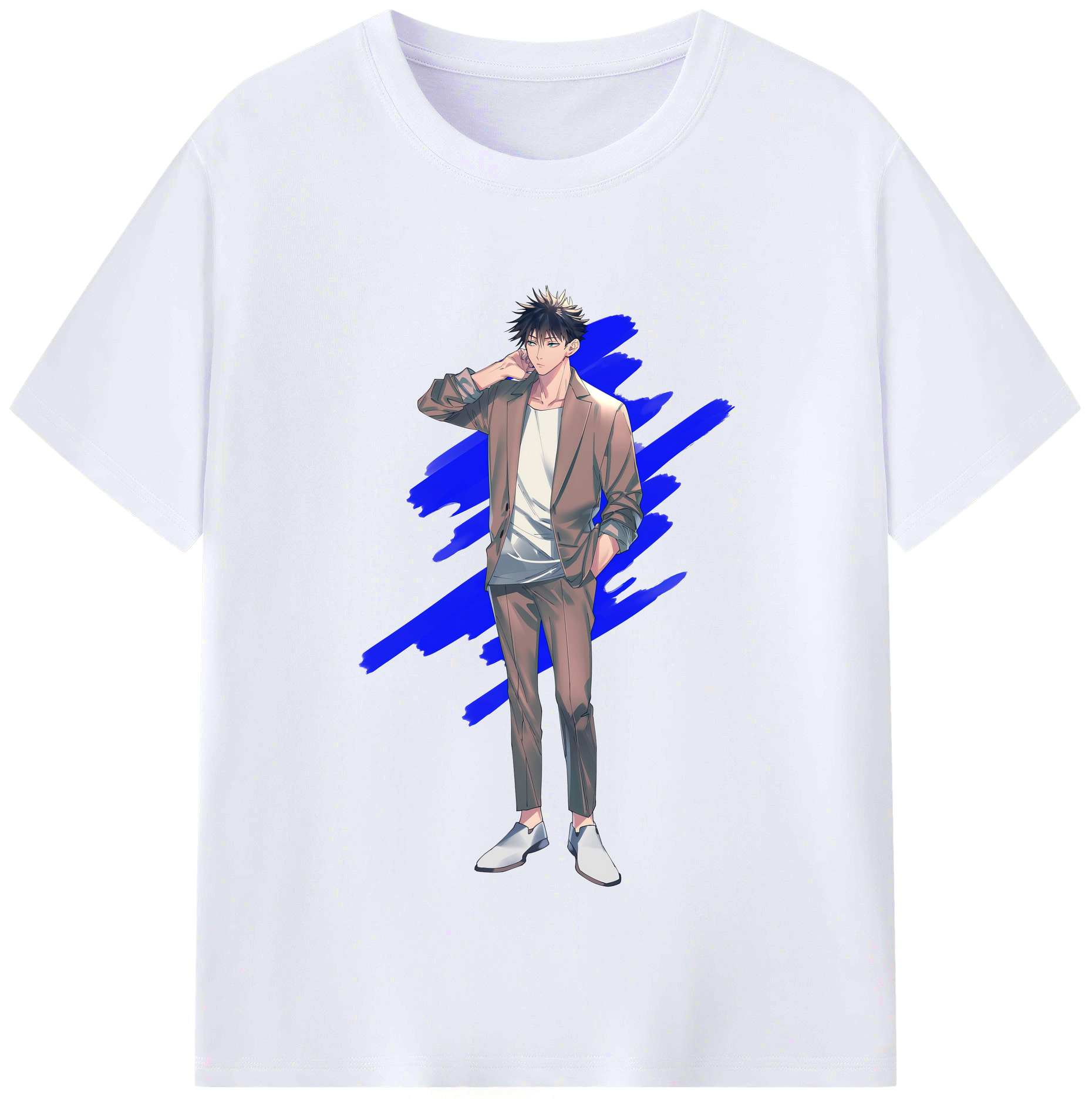 （画像用） 呪術廻戦 Jujutsu Kaisen レディースカジュアルプリントTシャツ（綿100％）