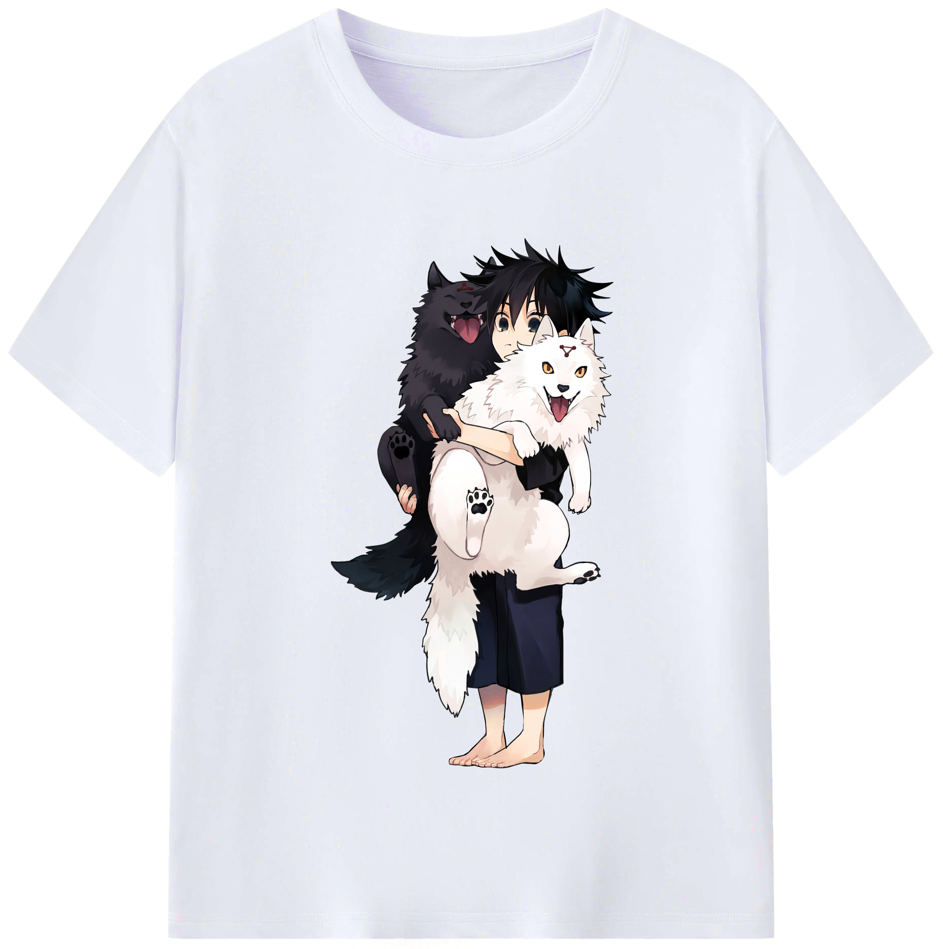（画像用） 呪術廻戦 Jujutsu Kaisen レディースカジュアルプリントTシャツ（綿100％）
