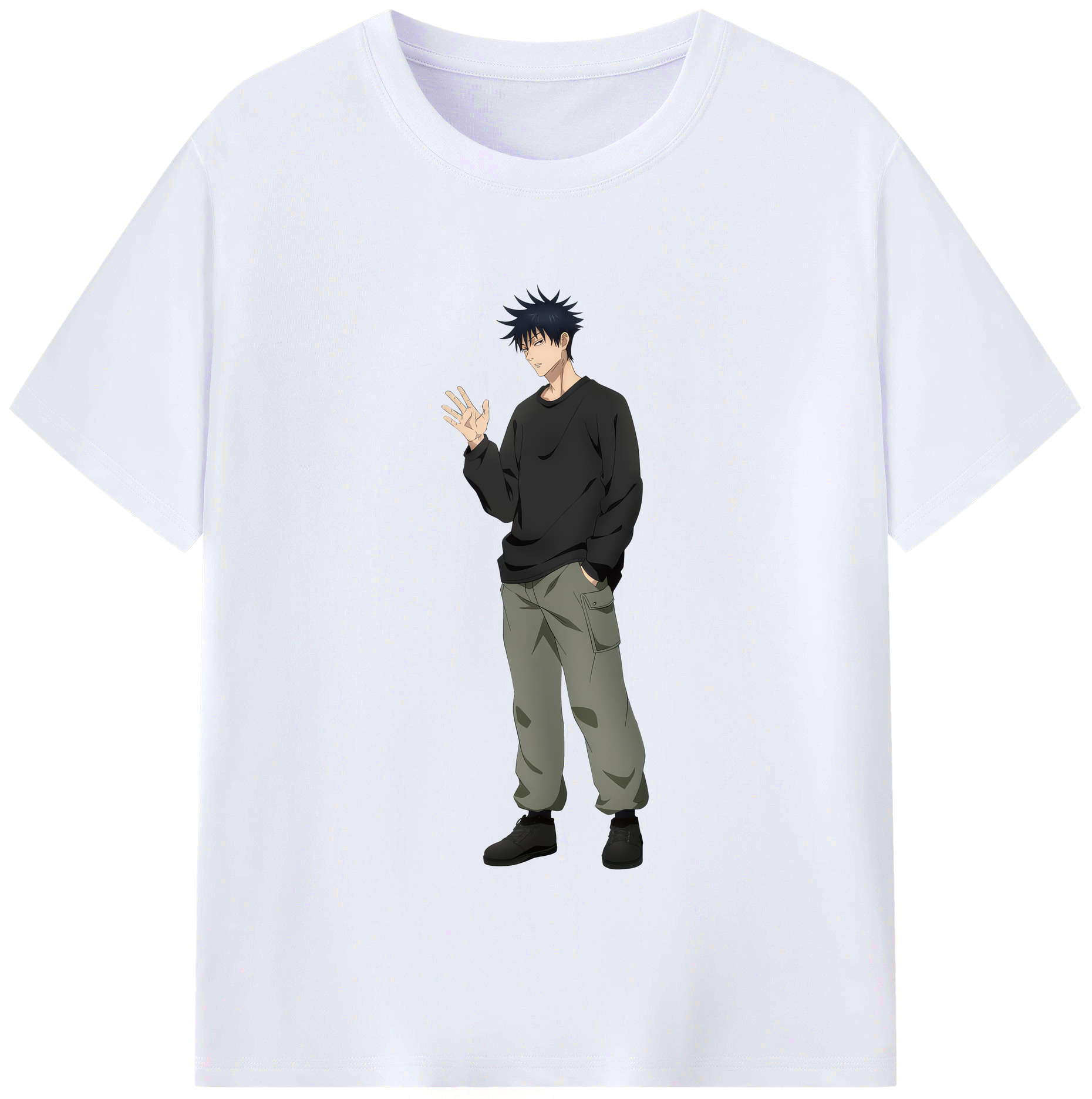 （画像用） 呪術廻戦 Jujutsu Kaisen レディースカジュアルプリントTシャツ（綿100％）