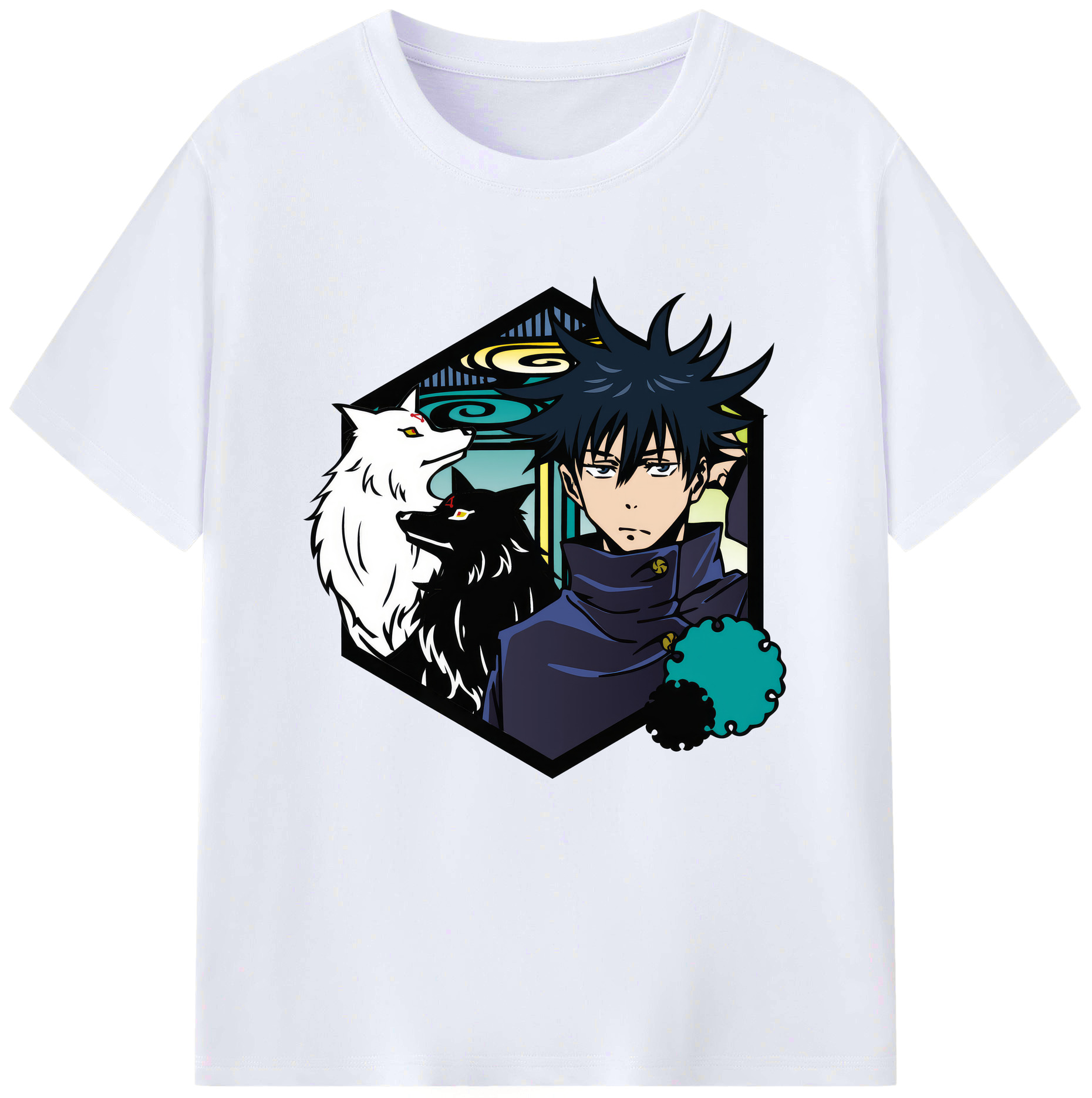 （画像用） 呪術廻戦 Jujutsu Kaisen レディースカジュアルプリントTシャツ（綿100％）