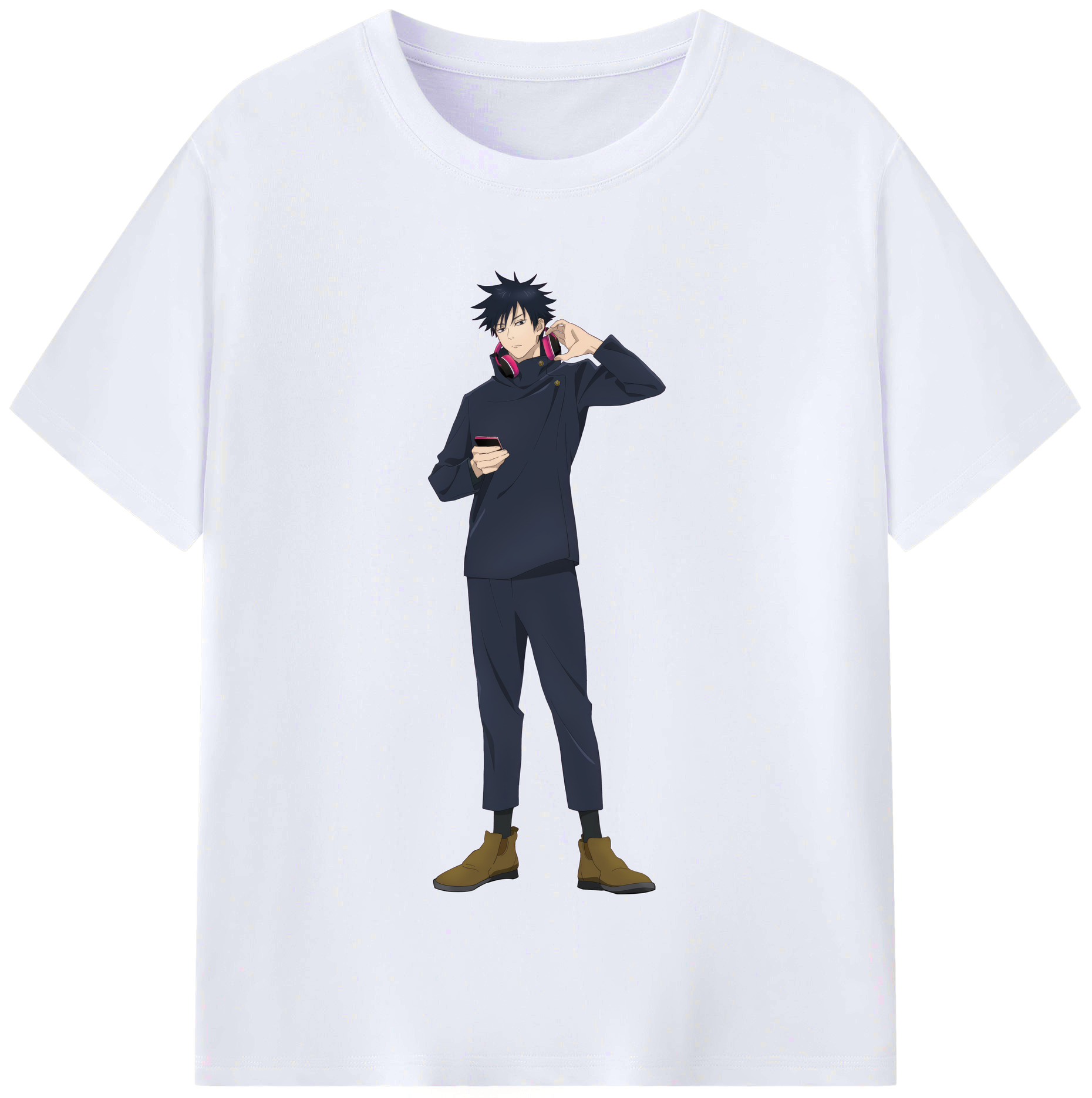 （画像用） 呪術廻戦 Jujutsu Kaisen レディースカジュアルプリントTシャツ（綿100％）