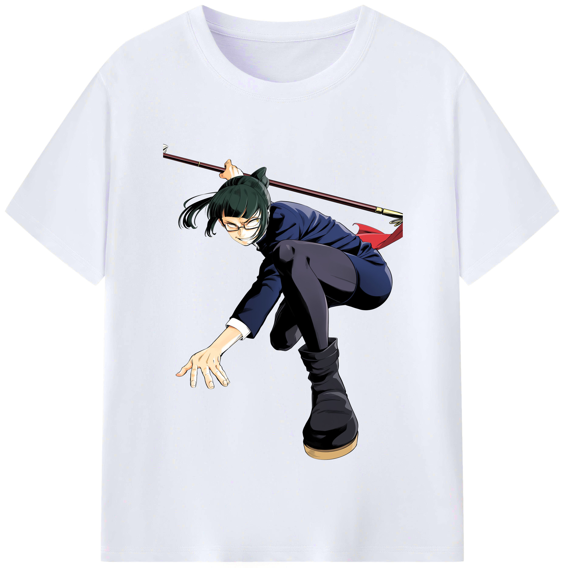（画像用） 呪術廻戦 Jujutsu Kaisen レディースカジュアルプリントTシャツ（綿100％）