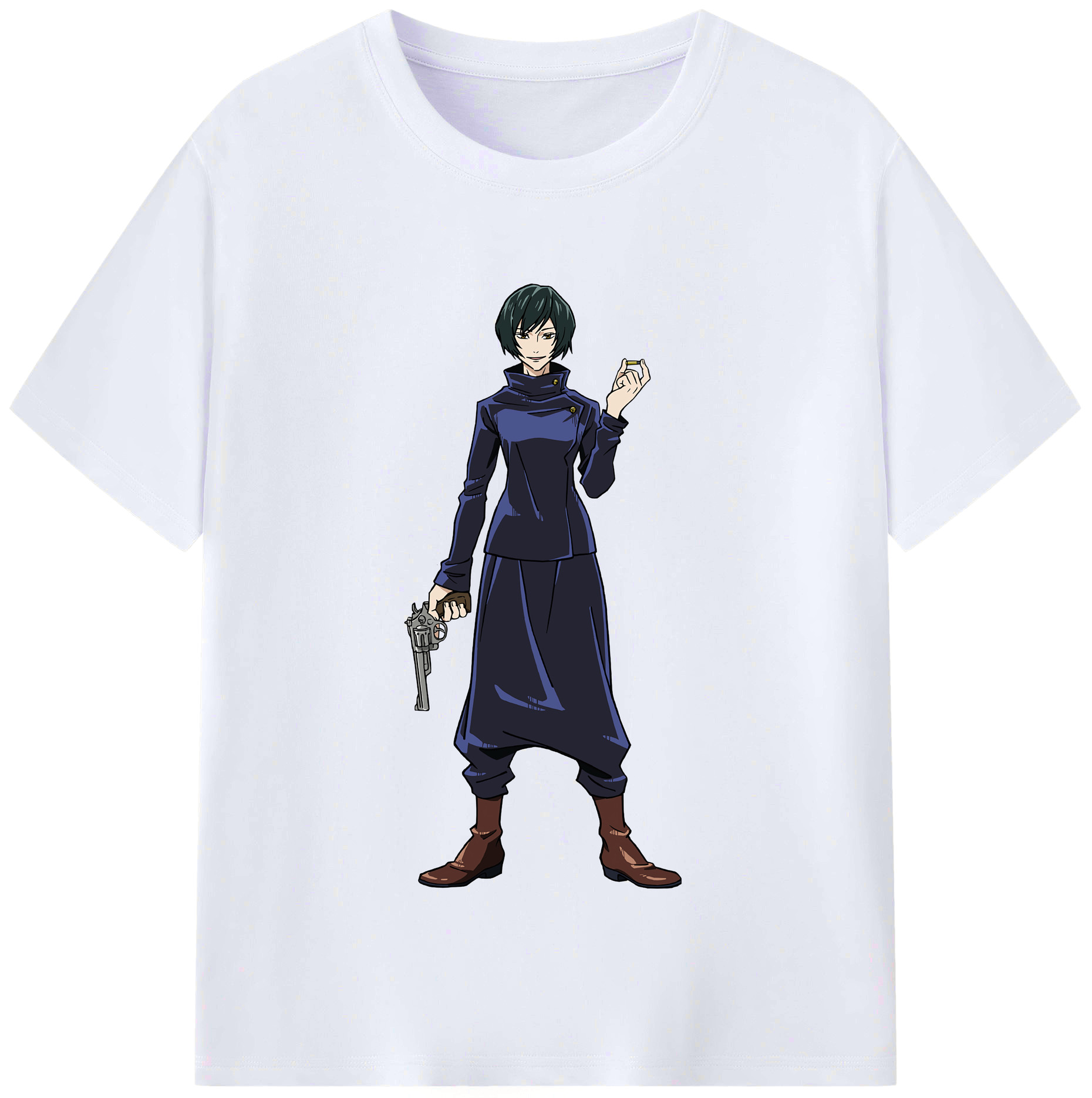 （画像用） 呪術廻戦 Jujutsu Kaisen レディースカジュアルプリントTシャツ（綿100％）