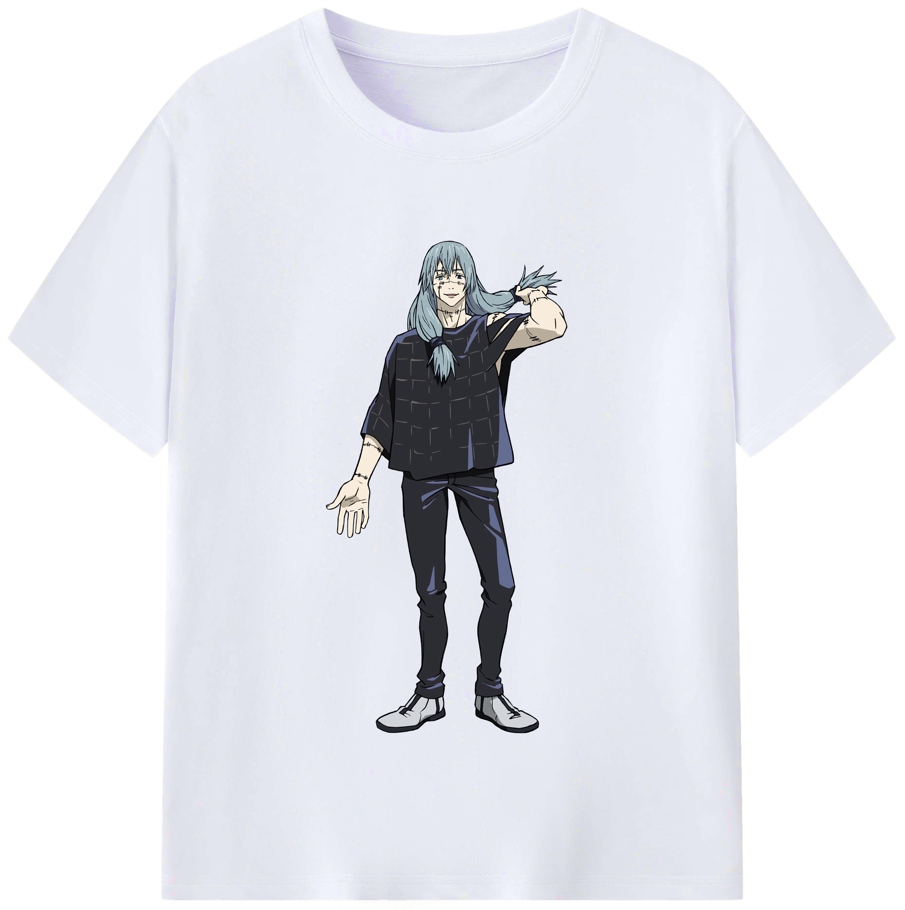 （画像用） 呪術廻戦 Jujutsu Kaisen レディースカジュアルプリントTシャツ（綿100％）