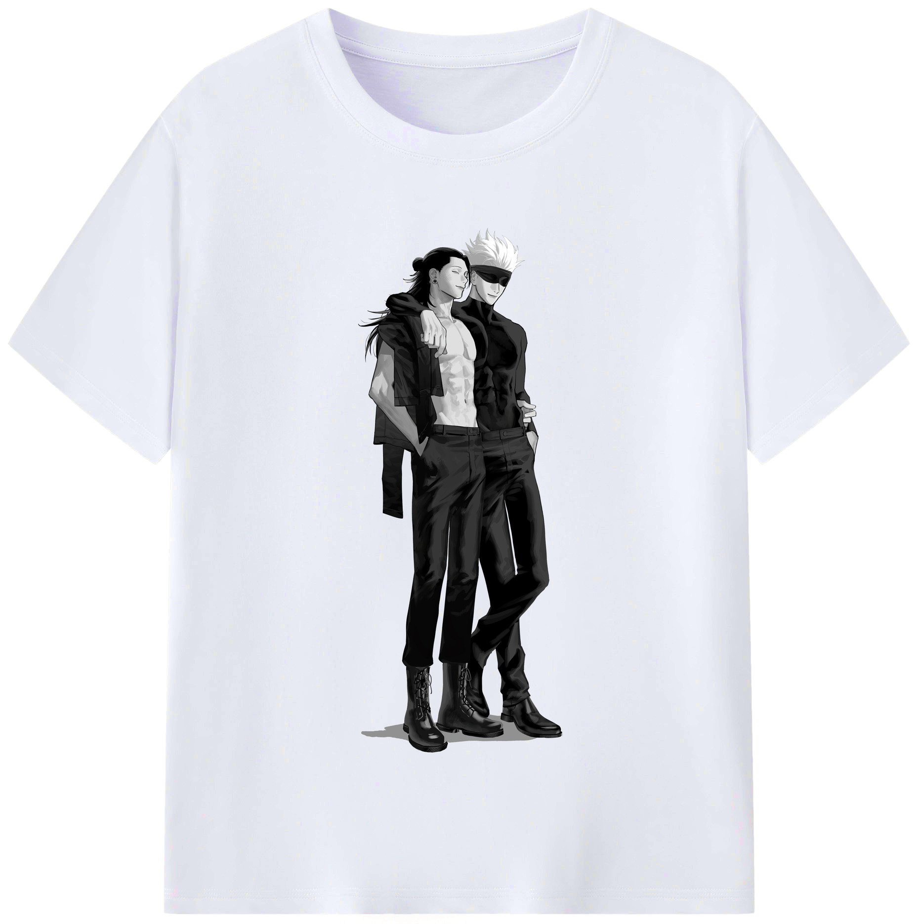 （画像用） 呪術廻戦 Jujutsu Kaisen レディースカジュアルプリントTシャツ（綿100％）