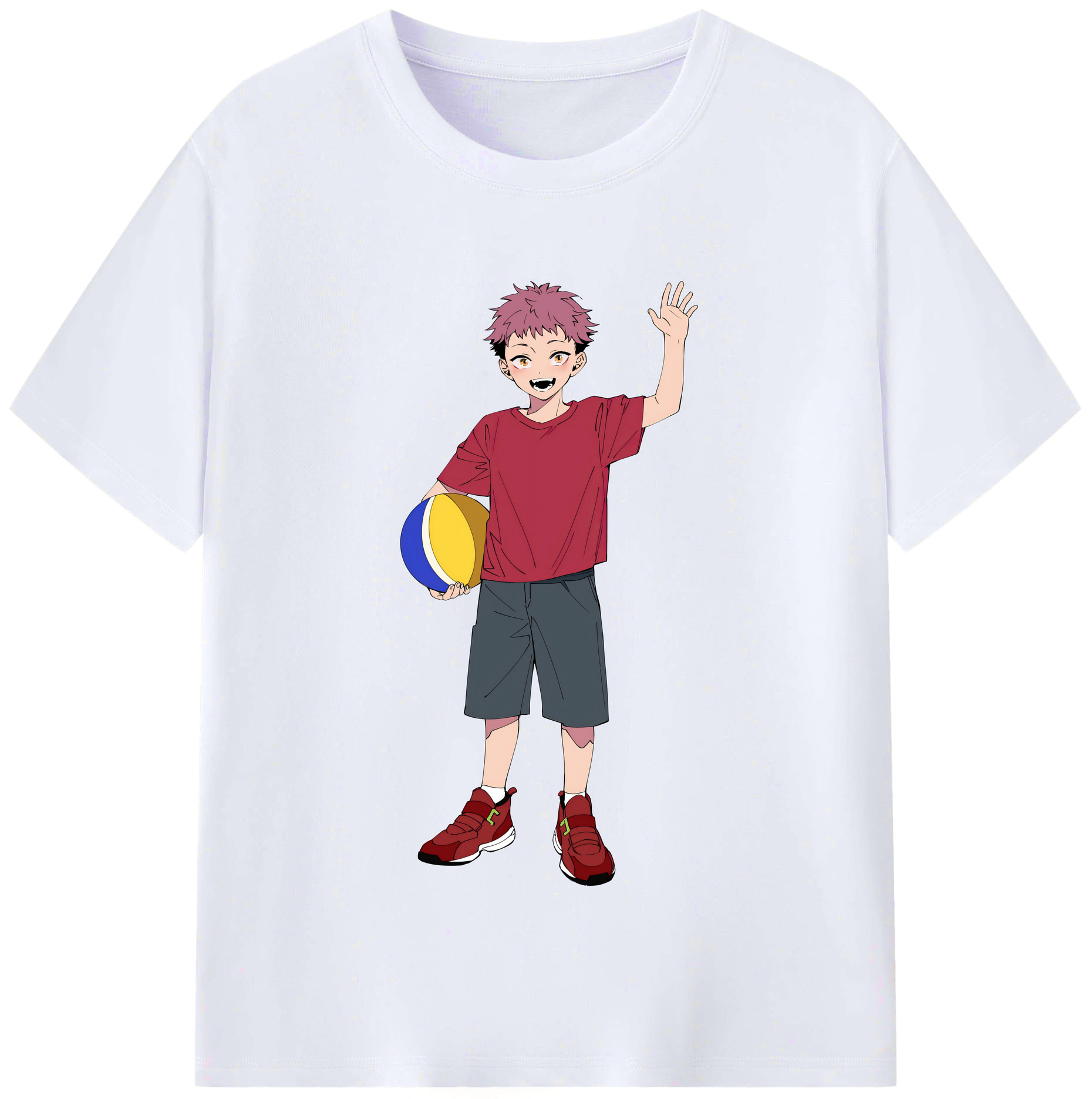 （画像用） 呪術廻戦 Jujutsu Kaisen レディースカジュアルプリントTシャツ（綿100％）